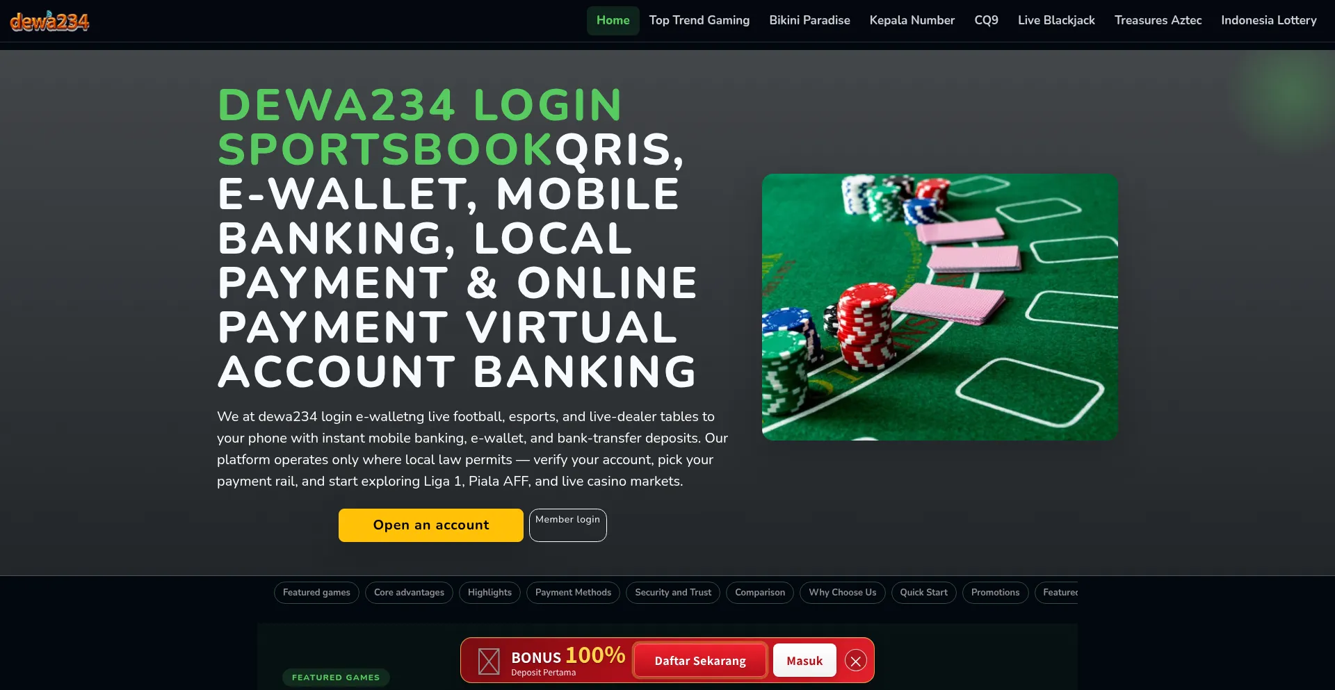 Dewa234login.com