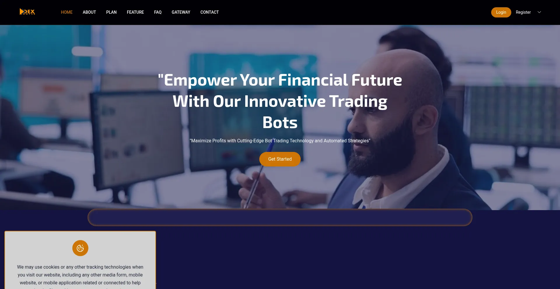 Website screenshot of Dexlanncers.com