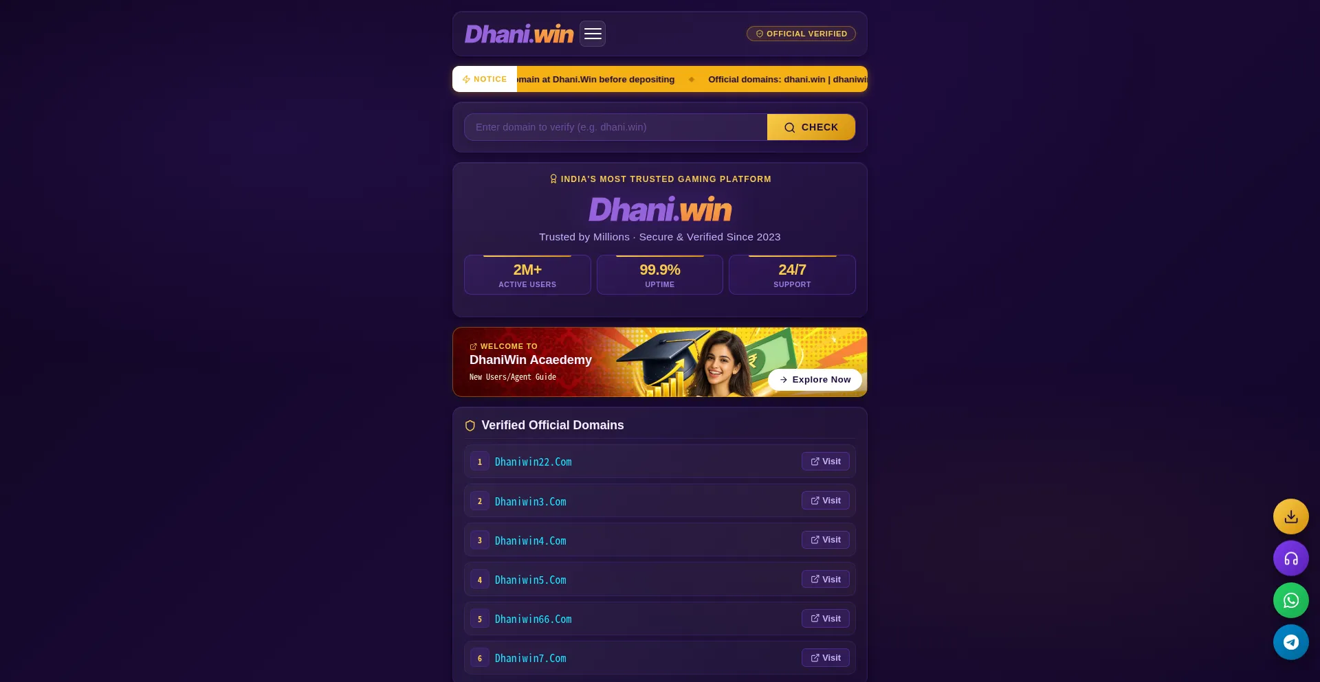 Dhani.win