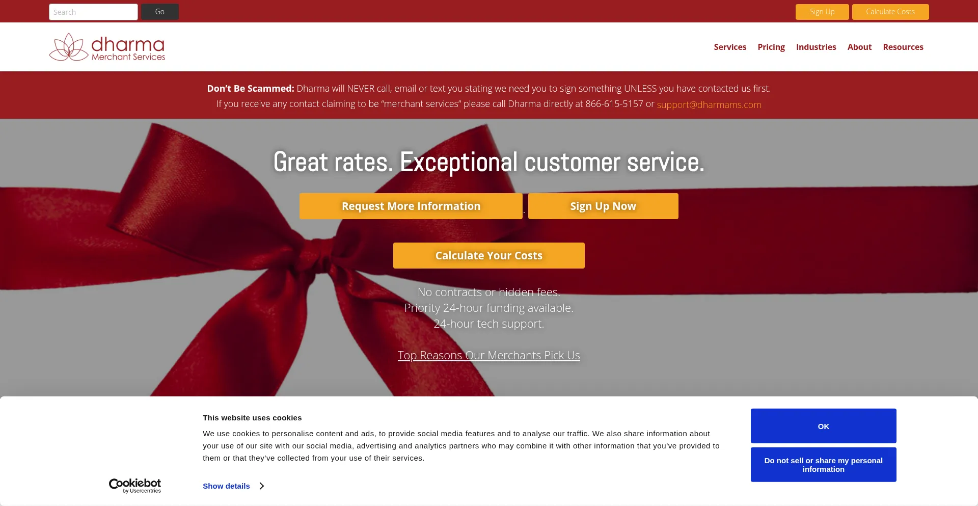 Dharmamerchantservices.com