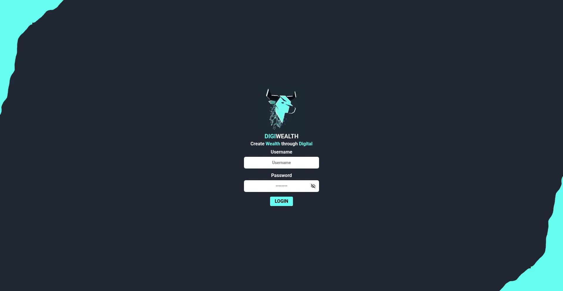 Website screenshot of Digi-wealth.vip