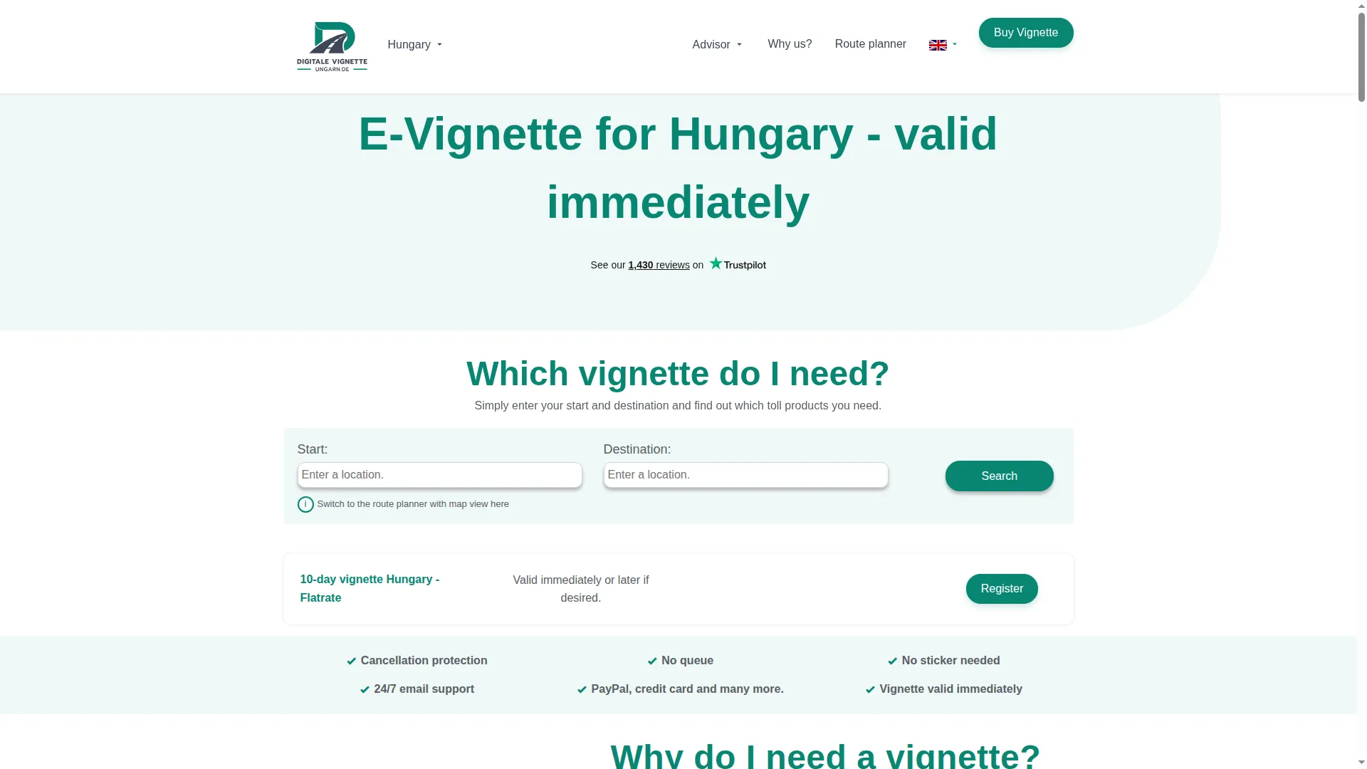 Digitale-vignette-ungarn.de