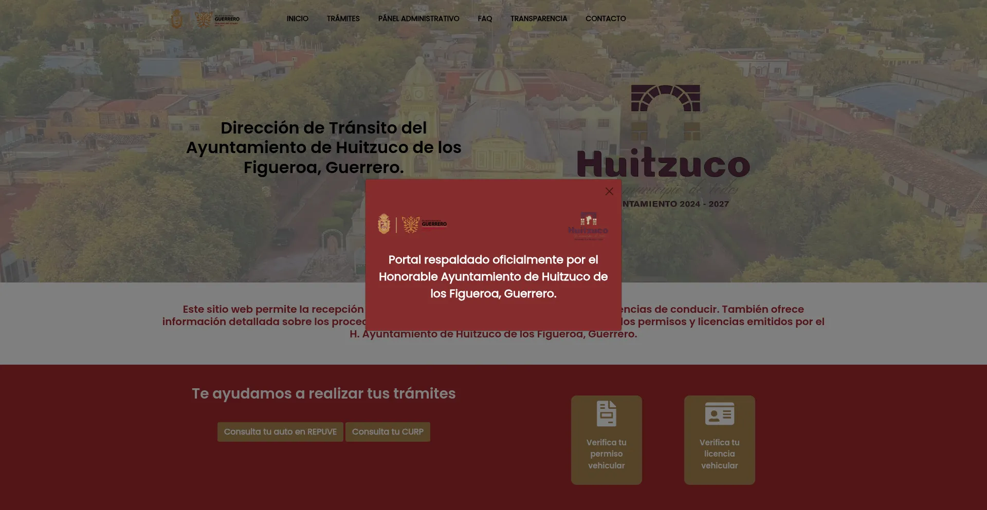 Direcciondetransitohuitzucodelosfigueroa.gob.mx