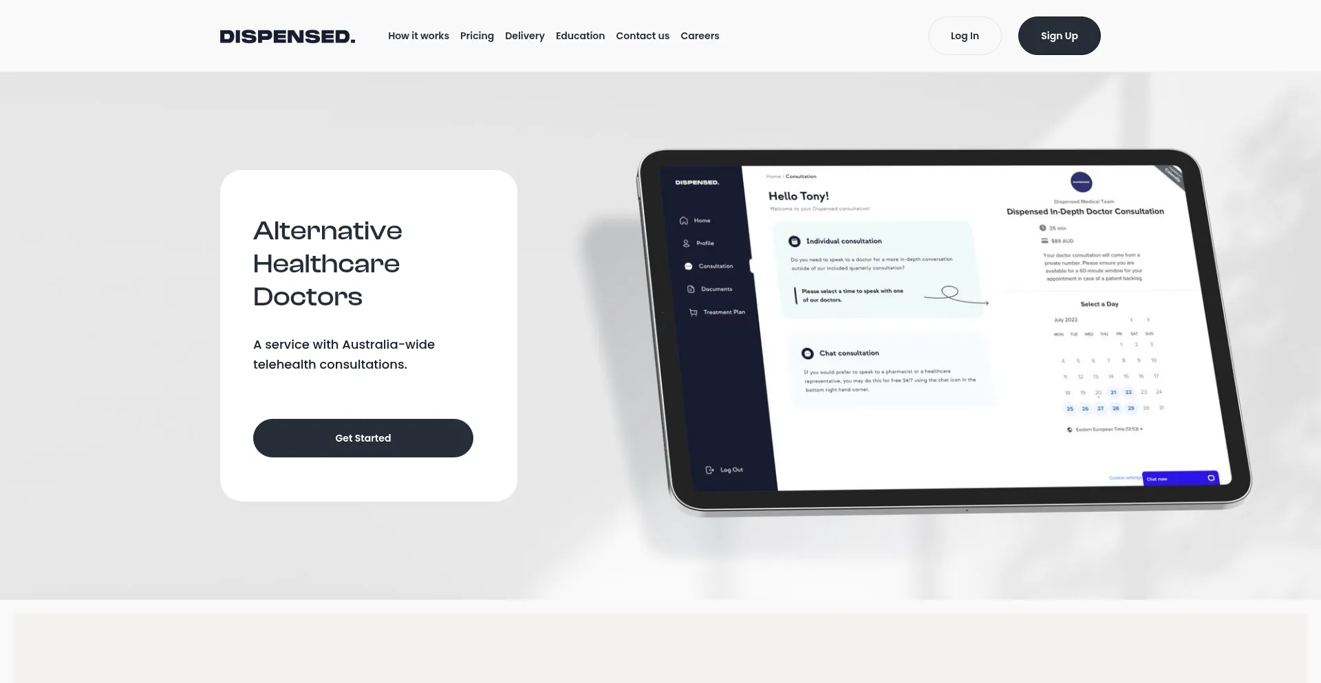 Dispensed.com.au Screenshot