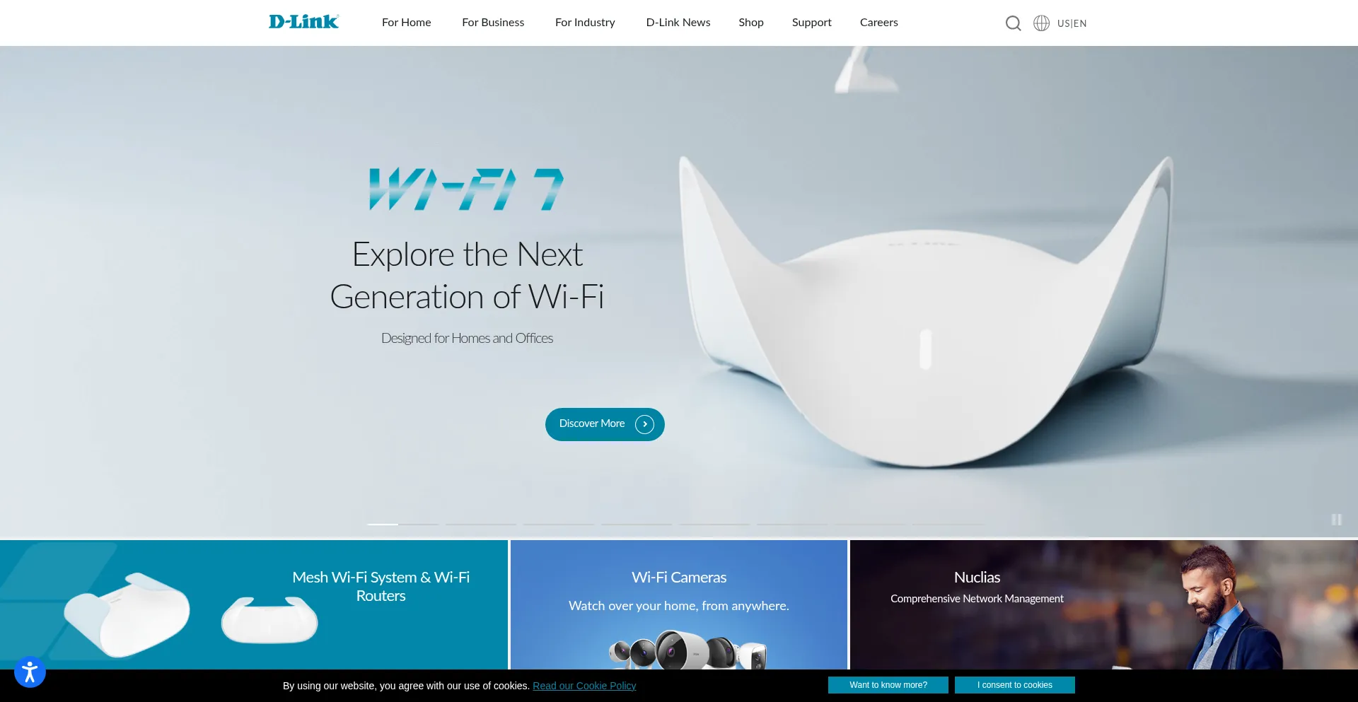 Dlink.com Screenshot