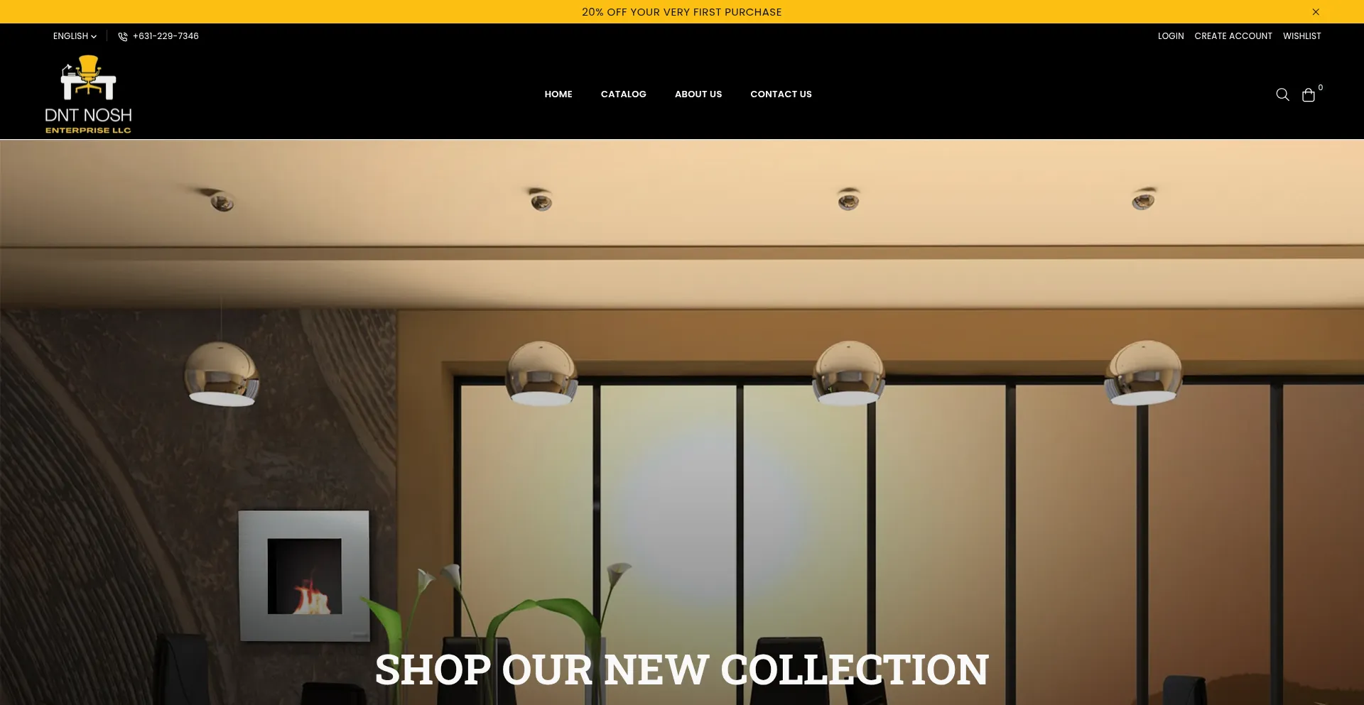 Website screenshot of Dntnoshenterprisellc.com