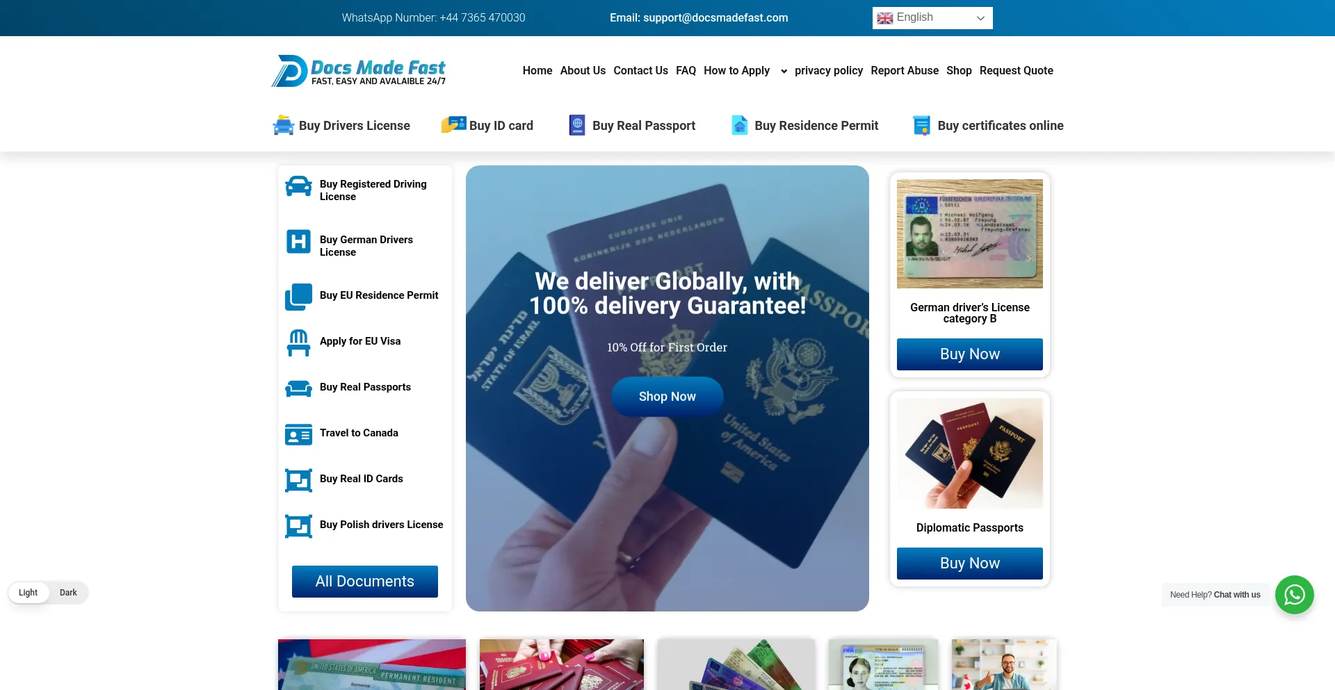 Website screenshot of Documentsuit.com