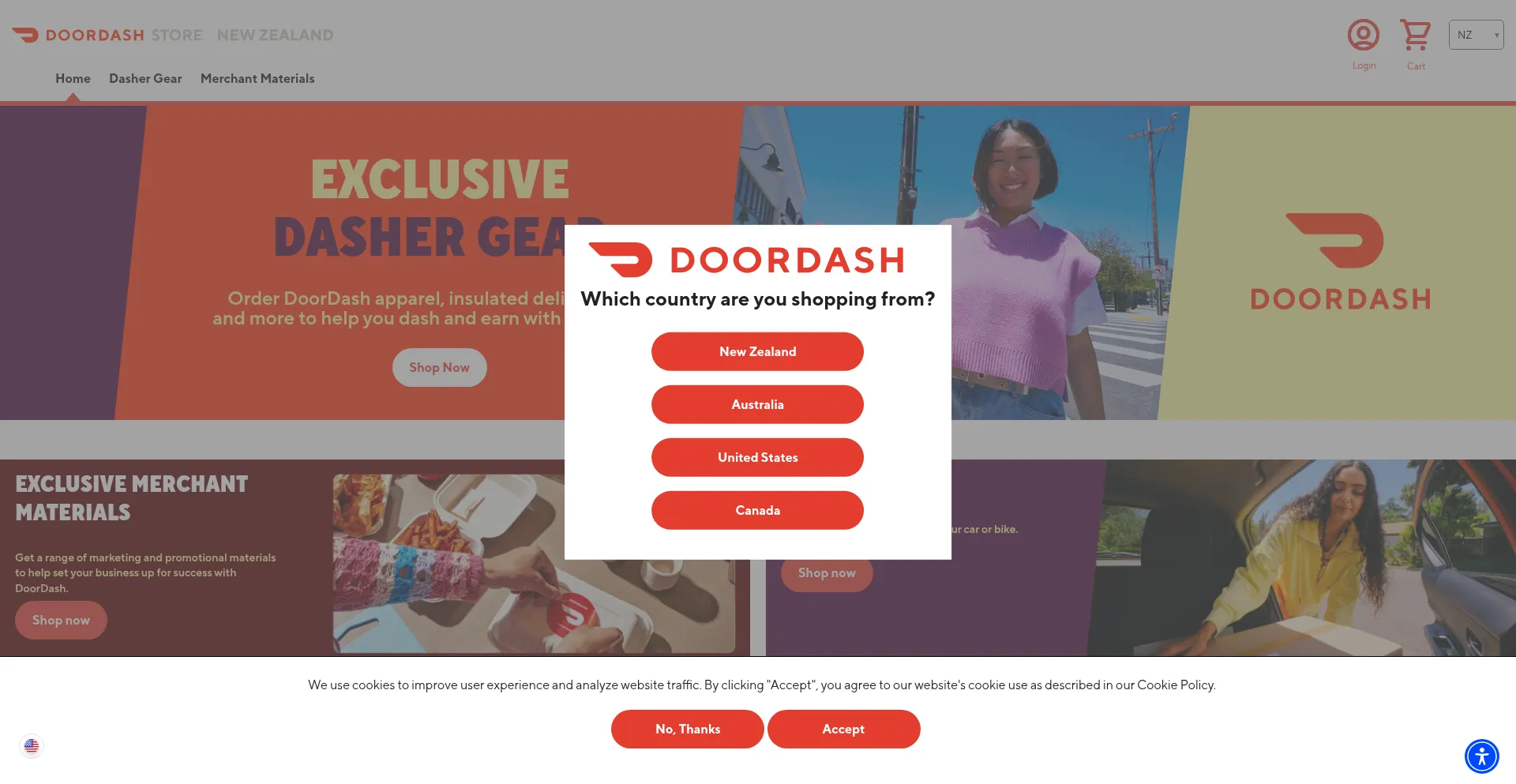 Doordashnzstore.com
