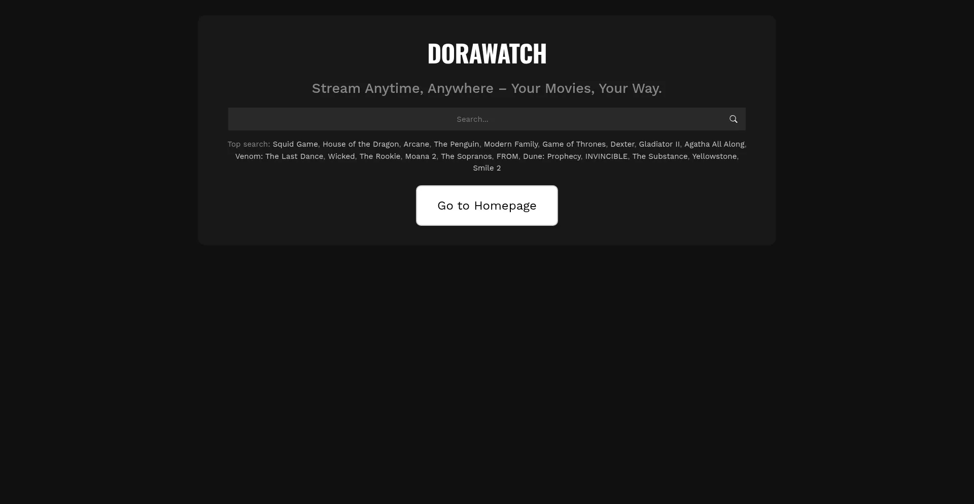 Dorawatch.one