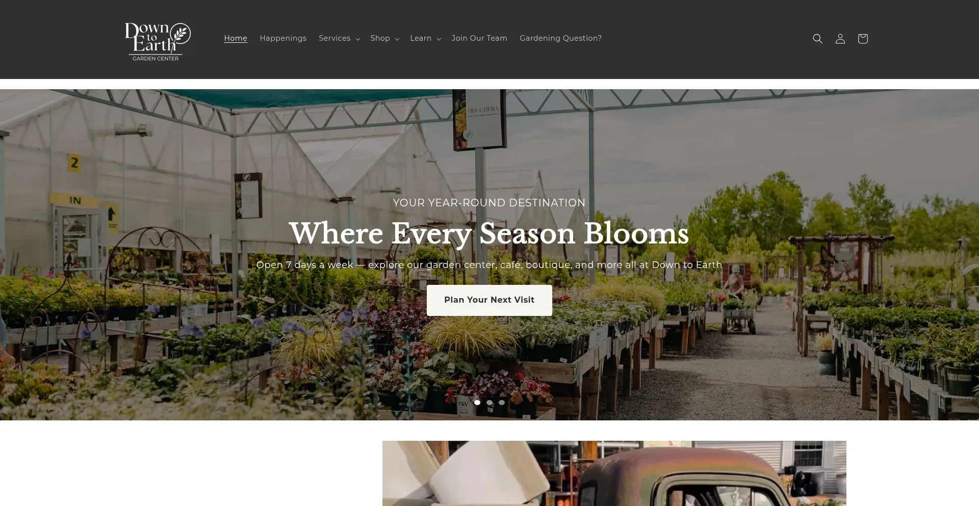 Downtoearthgardencenter.com