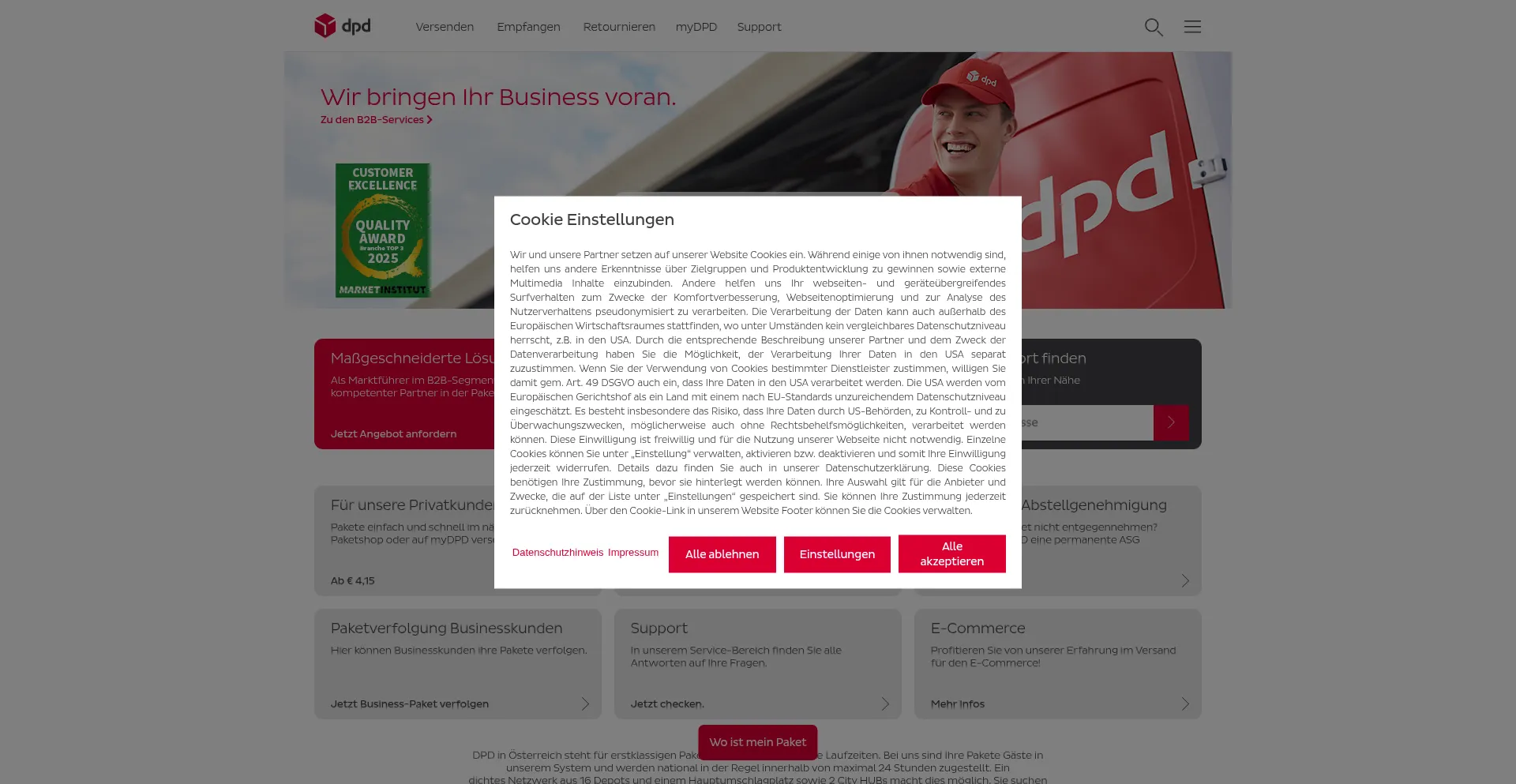 Dpd.at est-il Sûr et Fiable ?