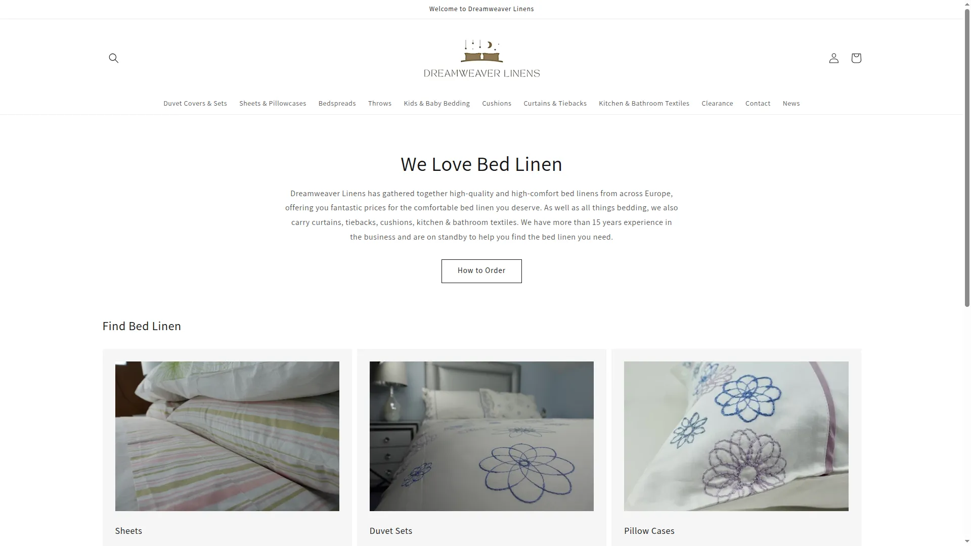 Dreamweaverlinens.com