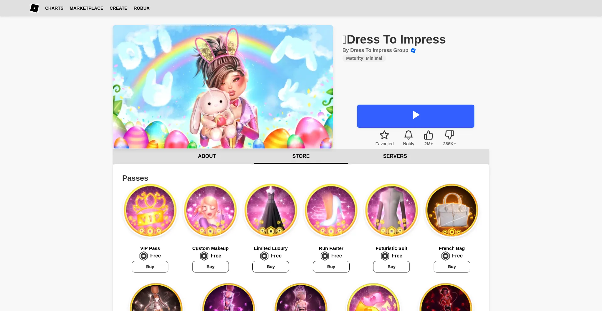Website screenshot of Dress-2-impress.netlify.app