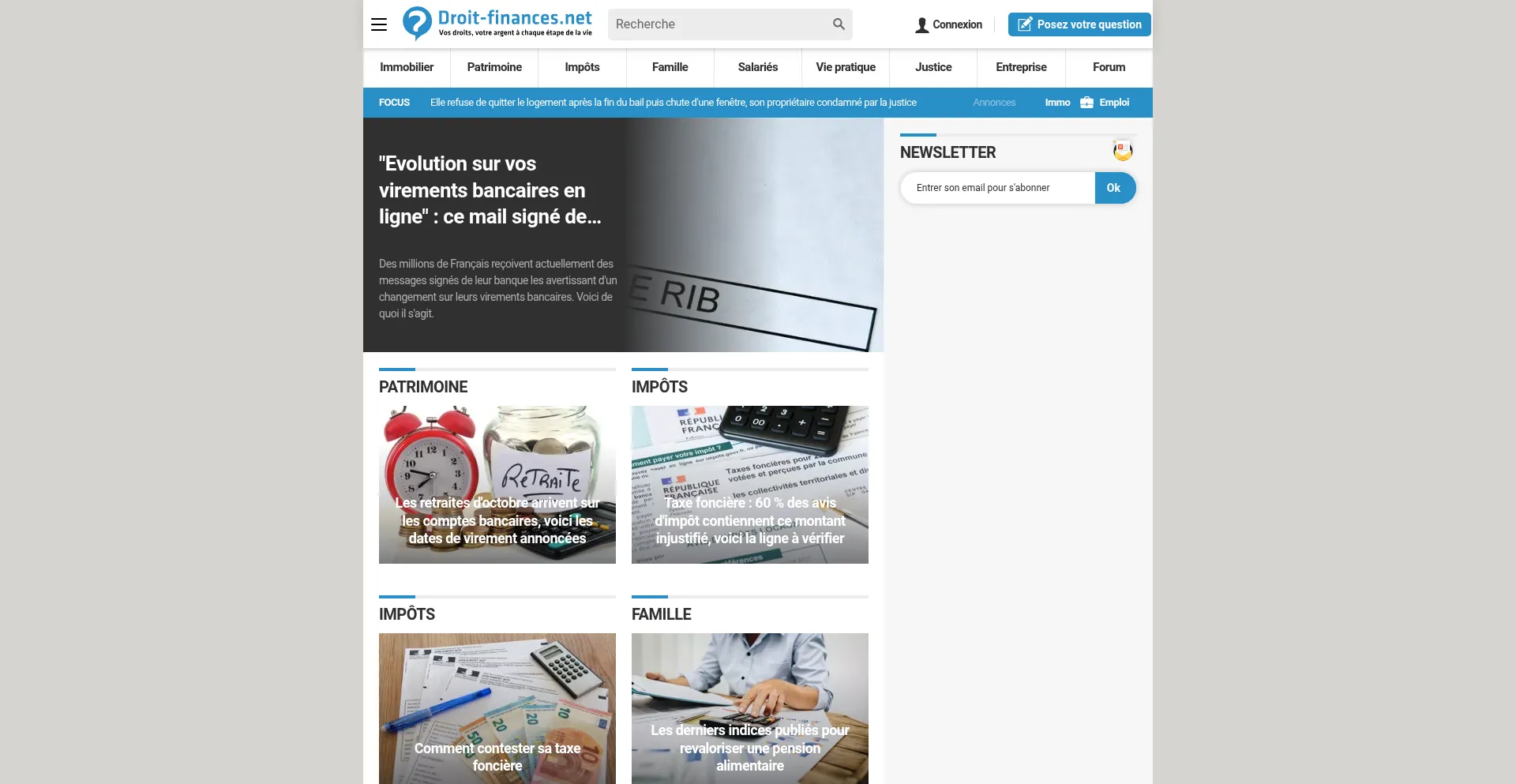 Droit-finances.commentcamarche.com Screenshot