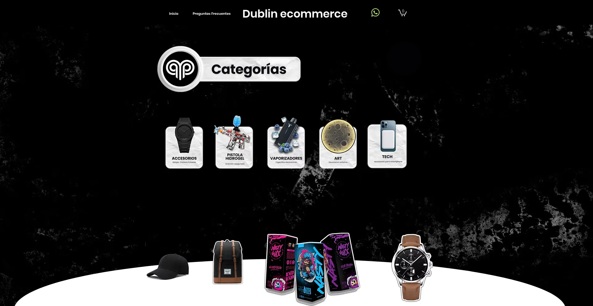 Website screenshot of Dublinecommerce.com
