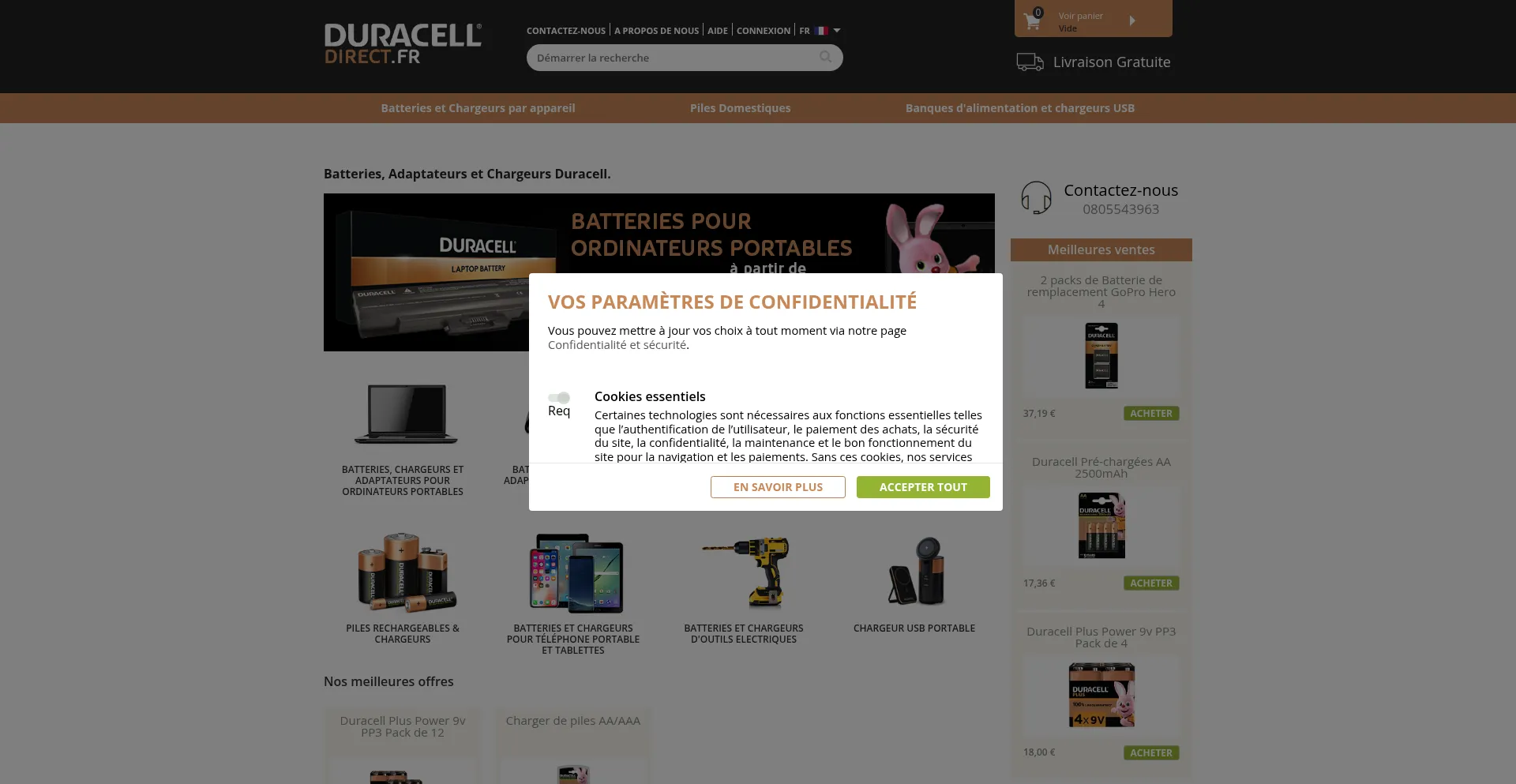Duracelldirect.fr est-il Sûr et Fiable ?