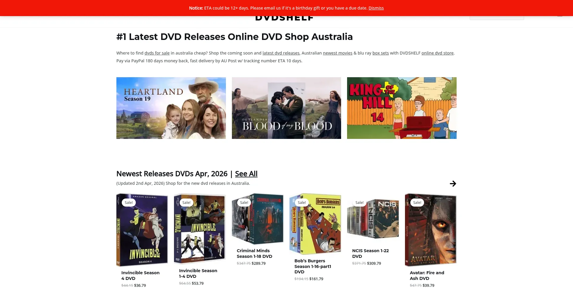 Dvdsshelf.com.au