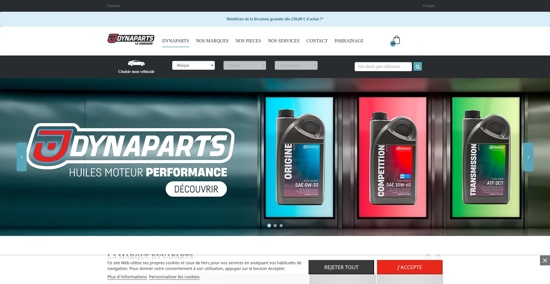 Dynaparts.fr Screenshot