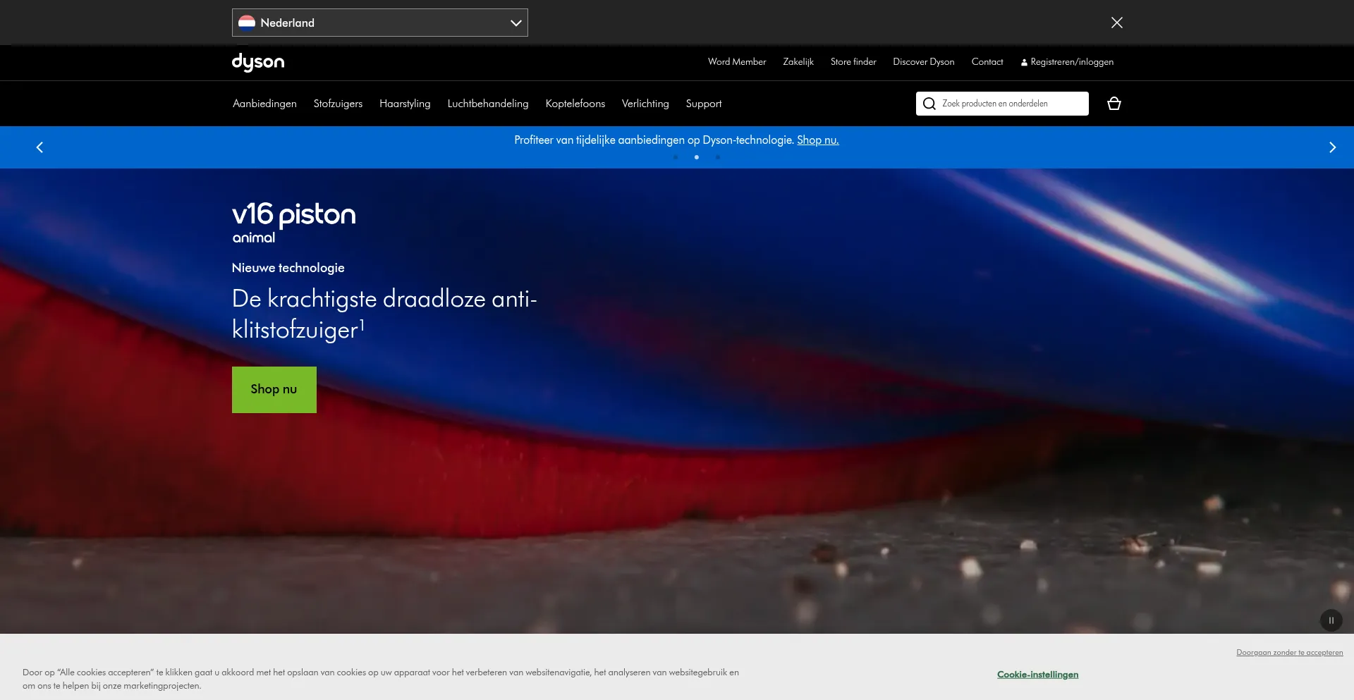 Dyson.nl Screenshot
