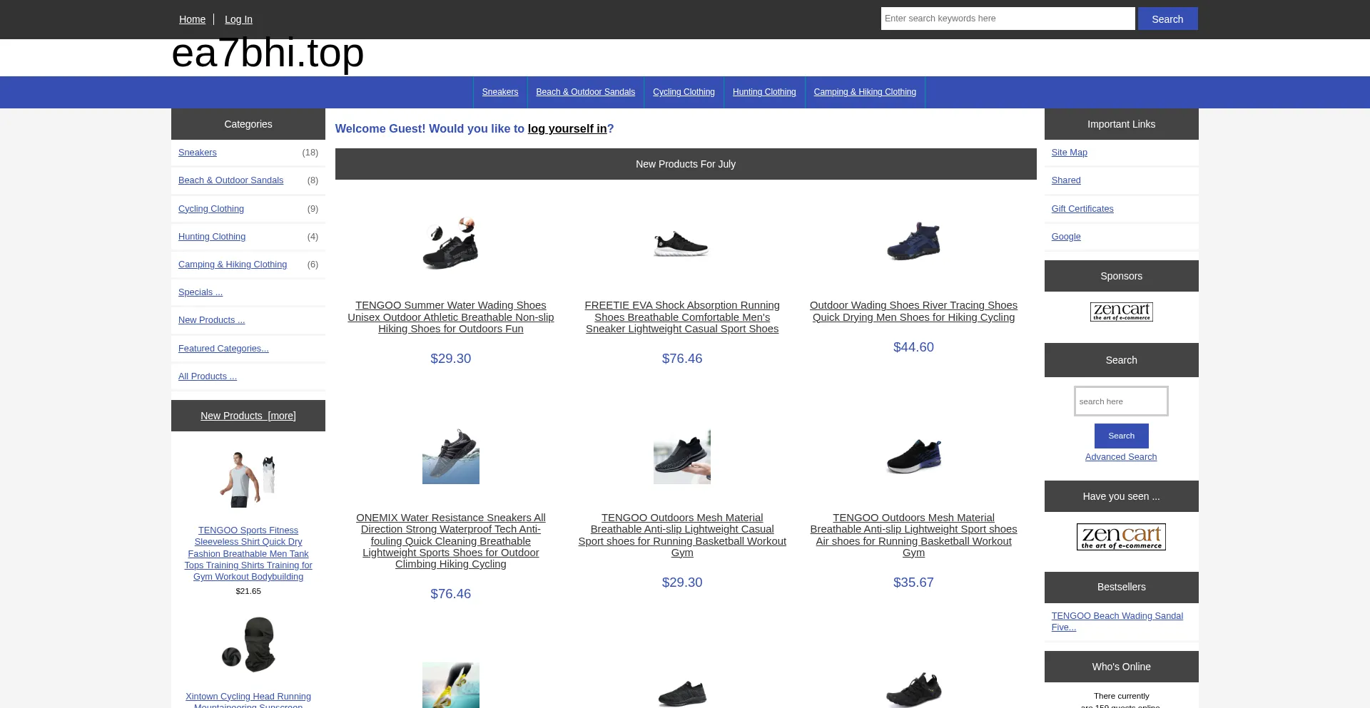 Website screenshot of Ea7bhi.top