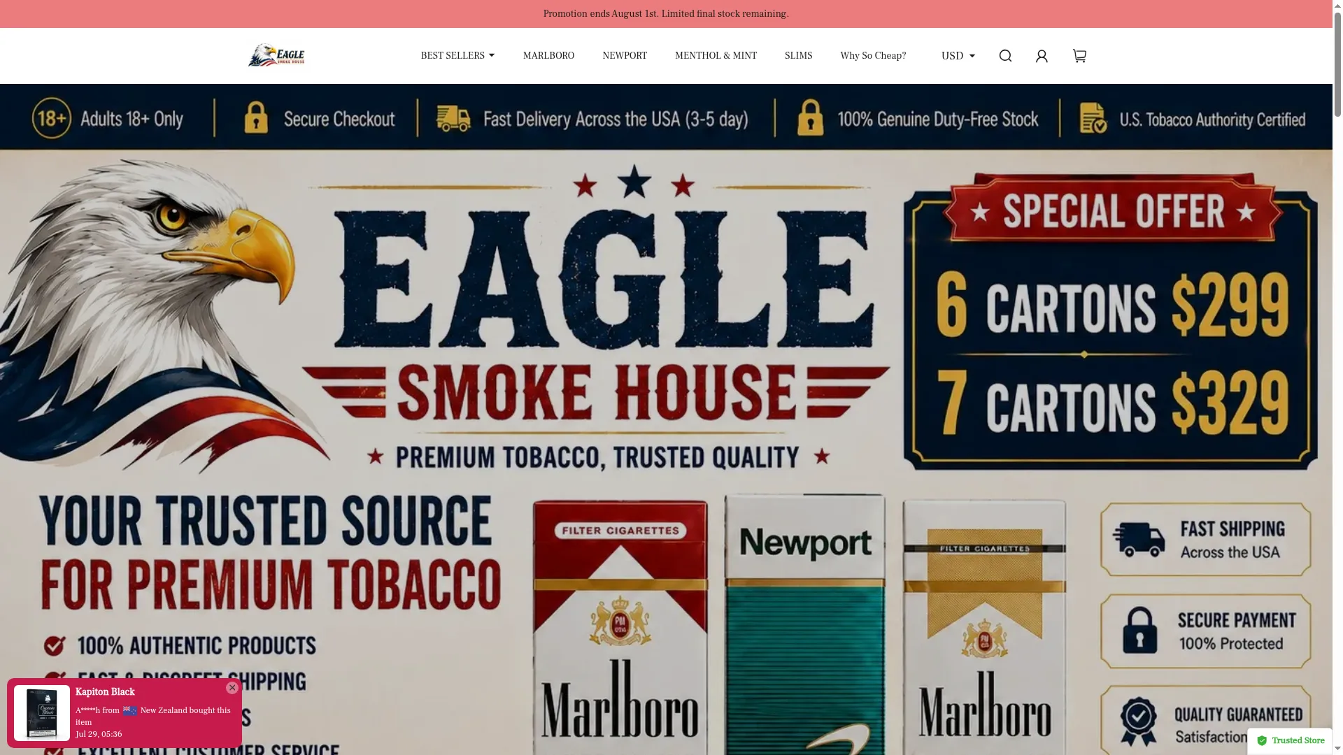Eaglesmokes.com