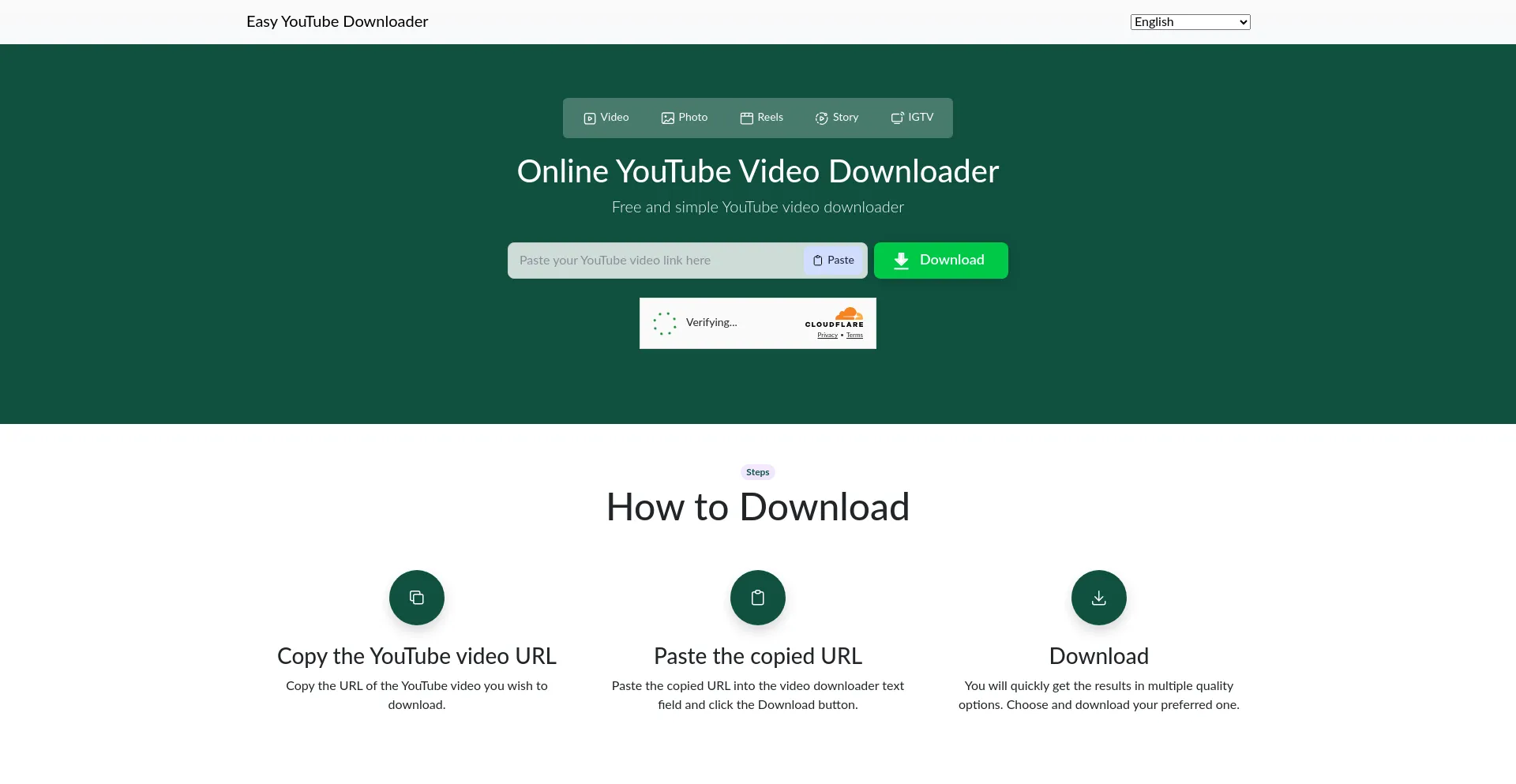 Website screenshot of Easyt.io