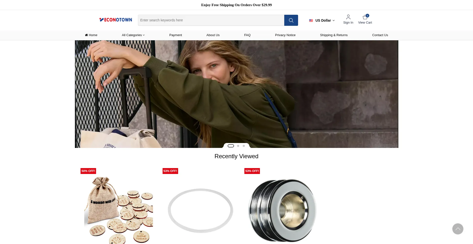 Econotown.com Screenshot