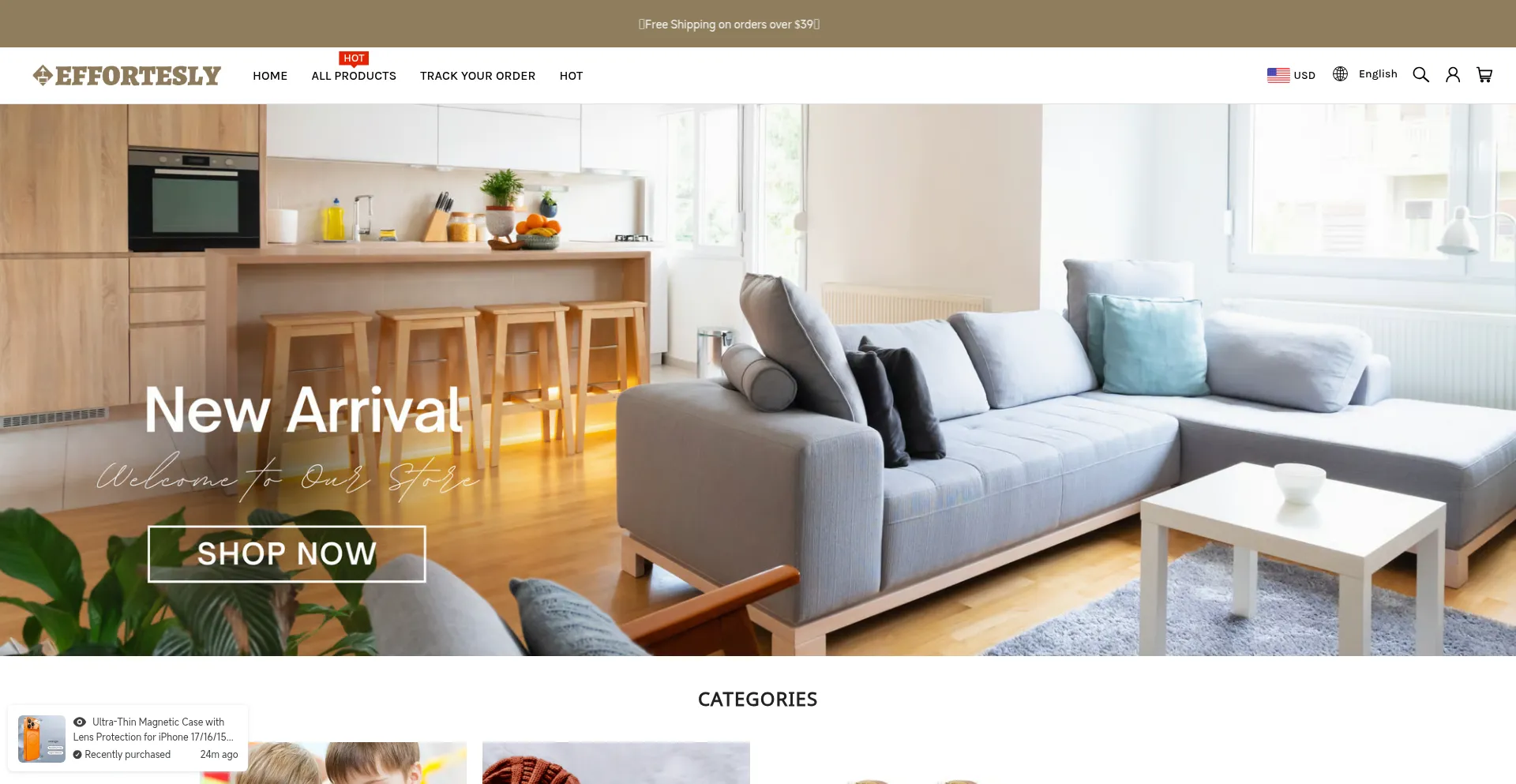 Effortesly.com Screenshot