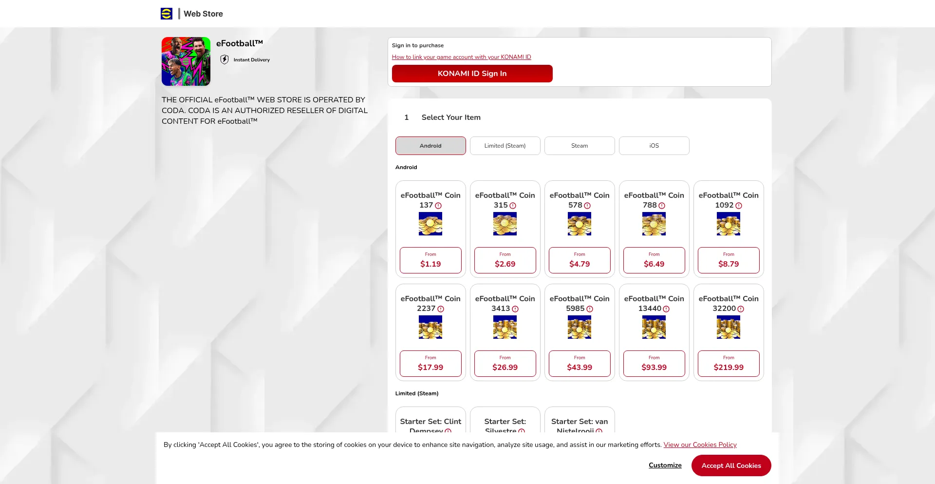 Efootball.codashop.com