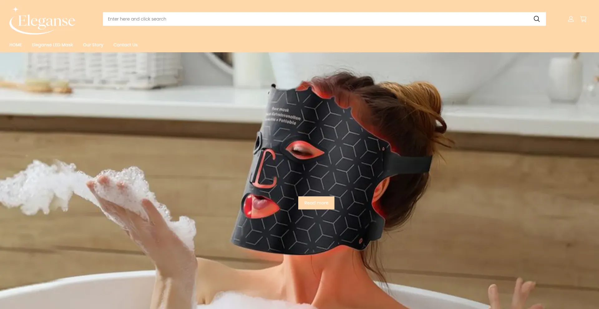 Website screenshot of Eleganse-ie.com