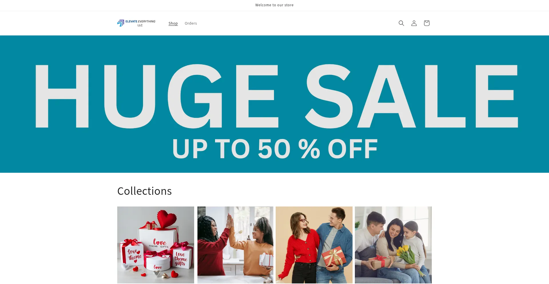 Website screenshot of Elevateeverythingllc.com