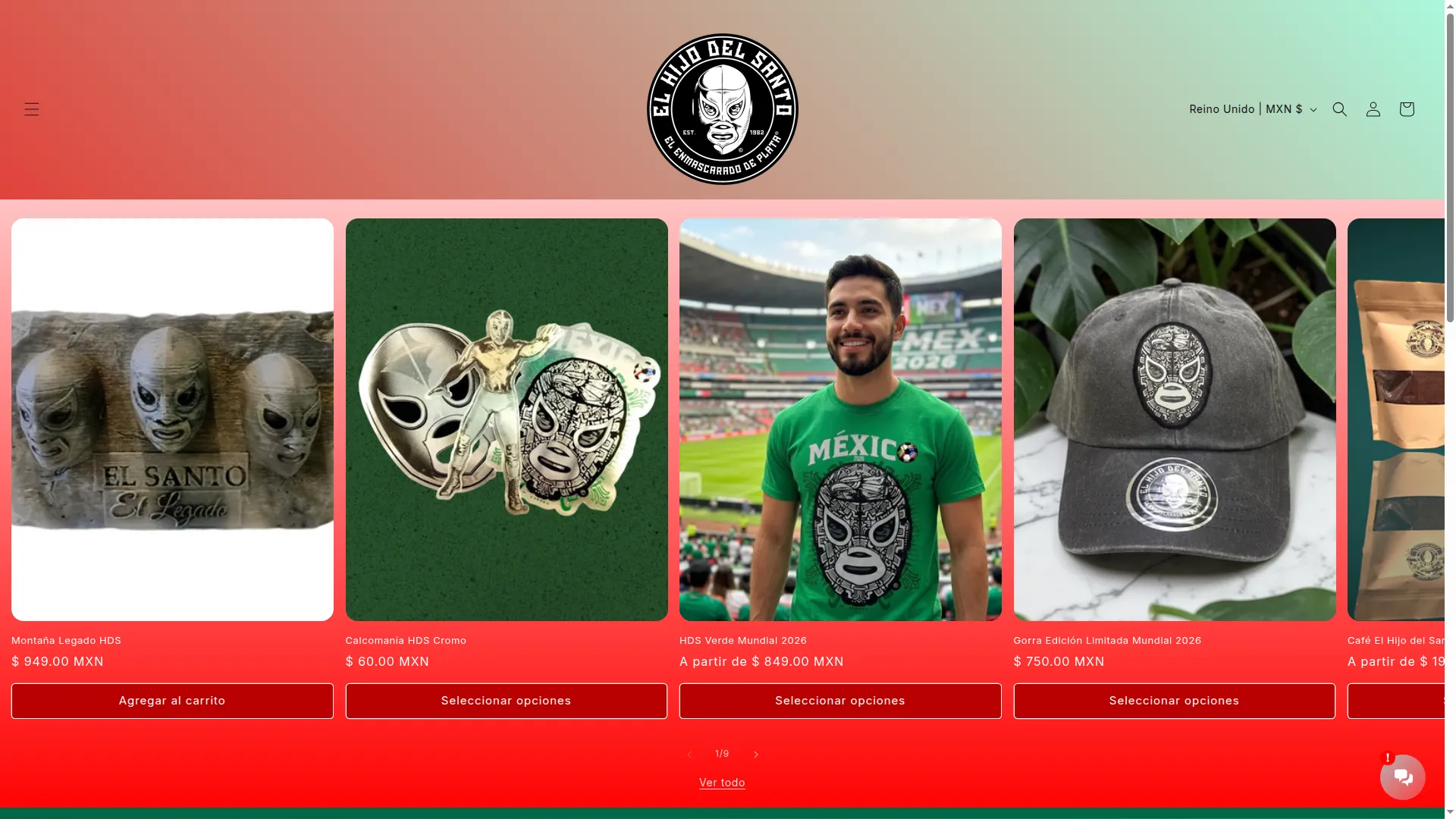 Elhijodelsantoshop.com