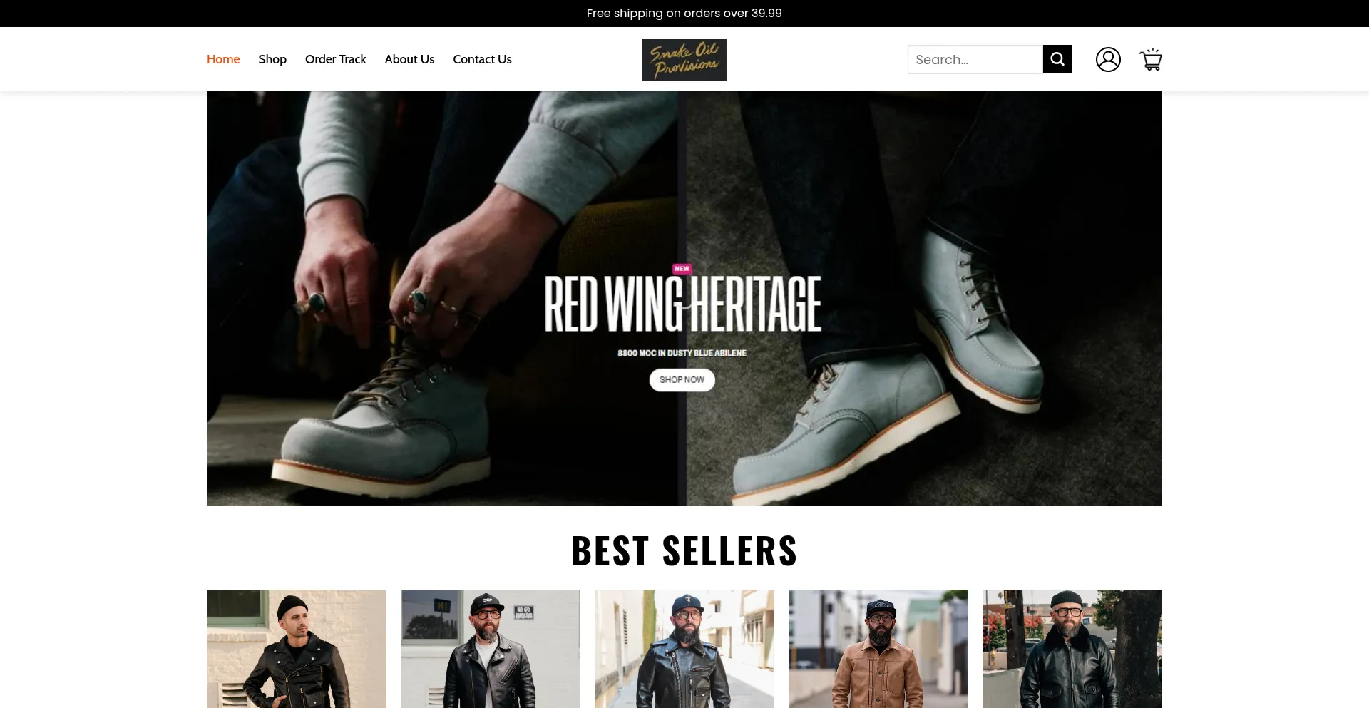 Website screenshot of Elitesnakeoilprovisions.shop