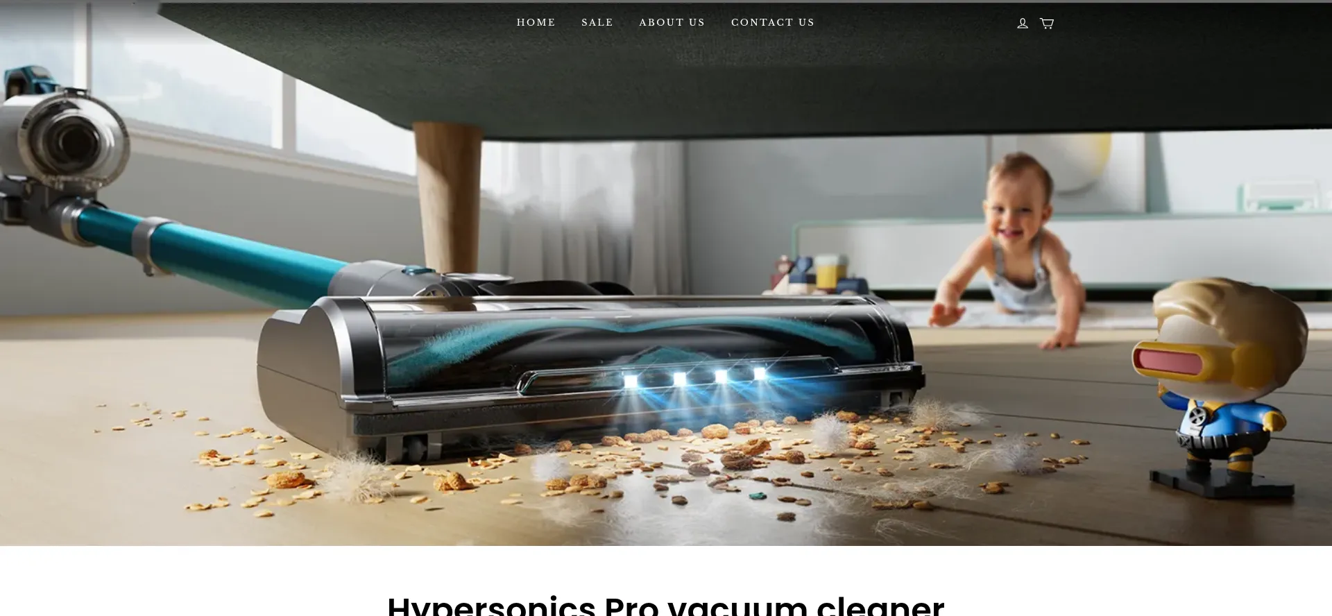 Website screenshot of Elitevac.uk