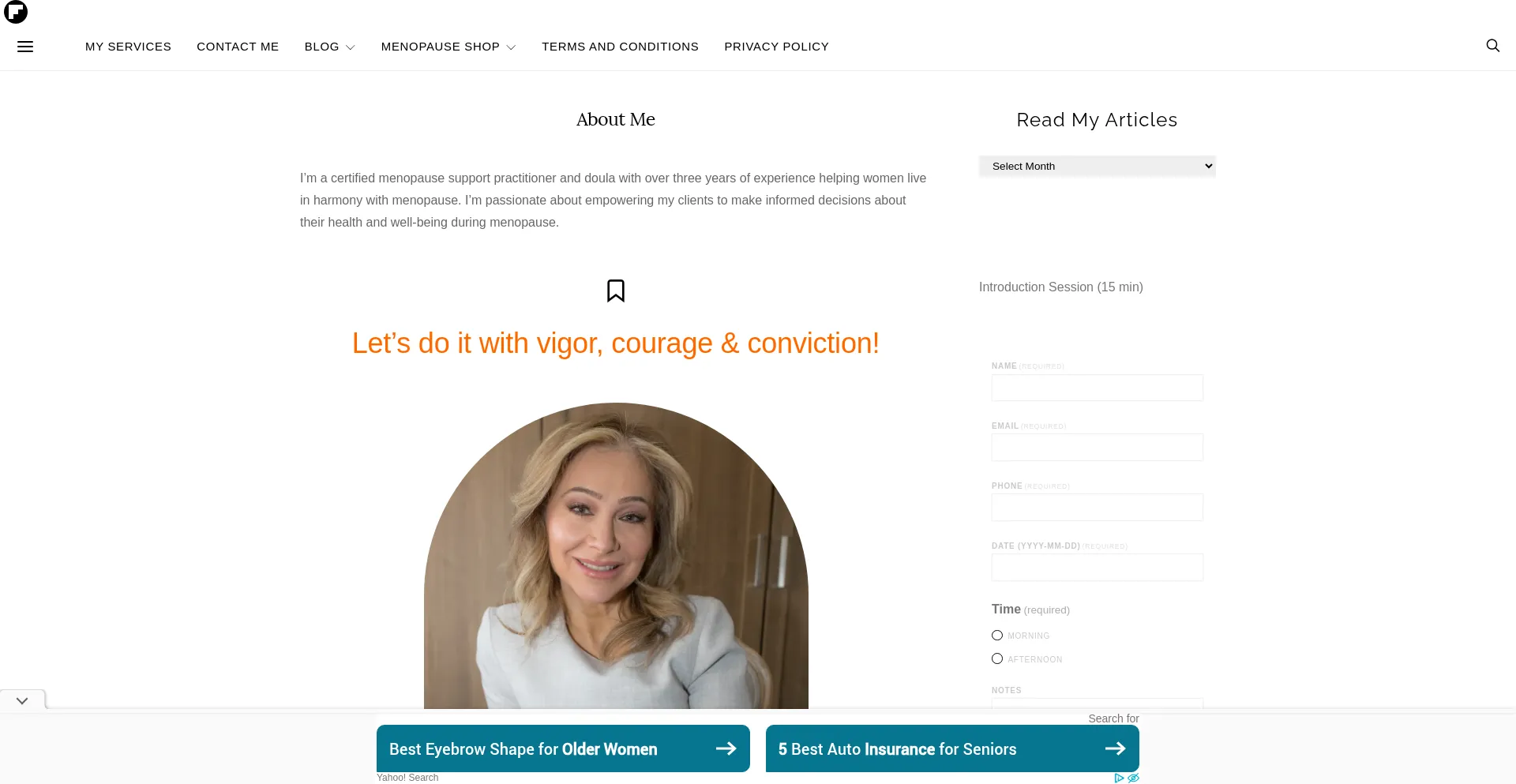 Website screenshot of Ellemuse.com