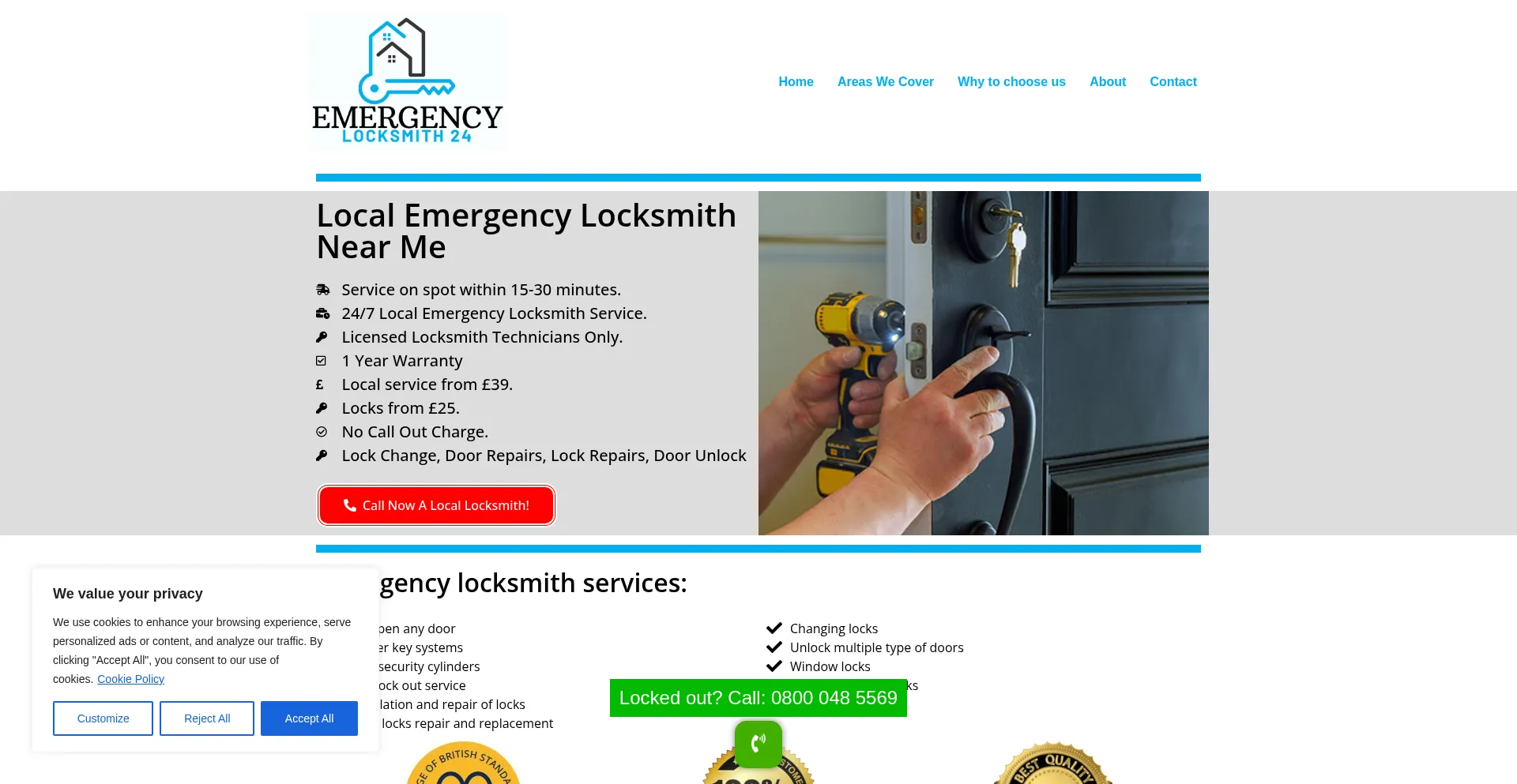 Emergencylocksmith24.co.uk est-il Sûr et Fiable ?