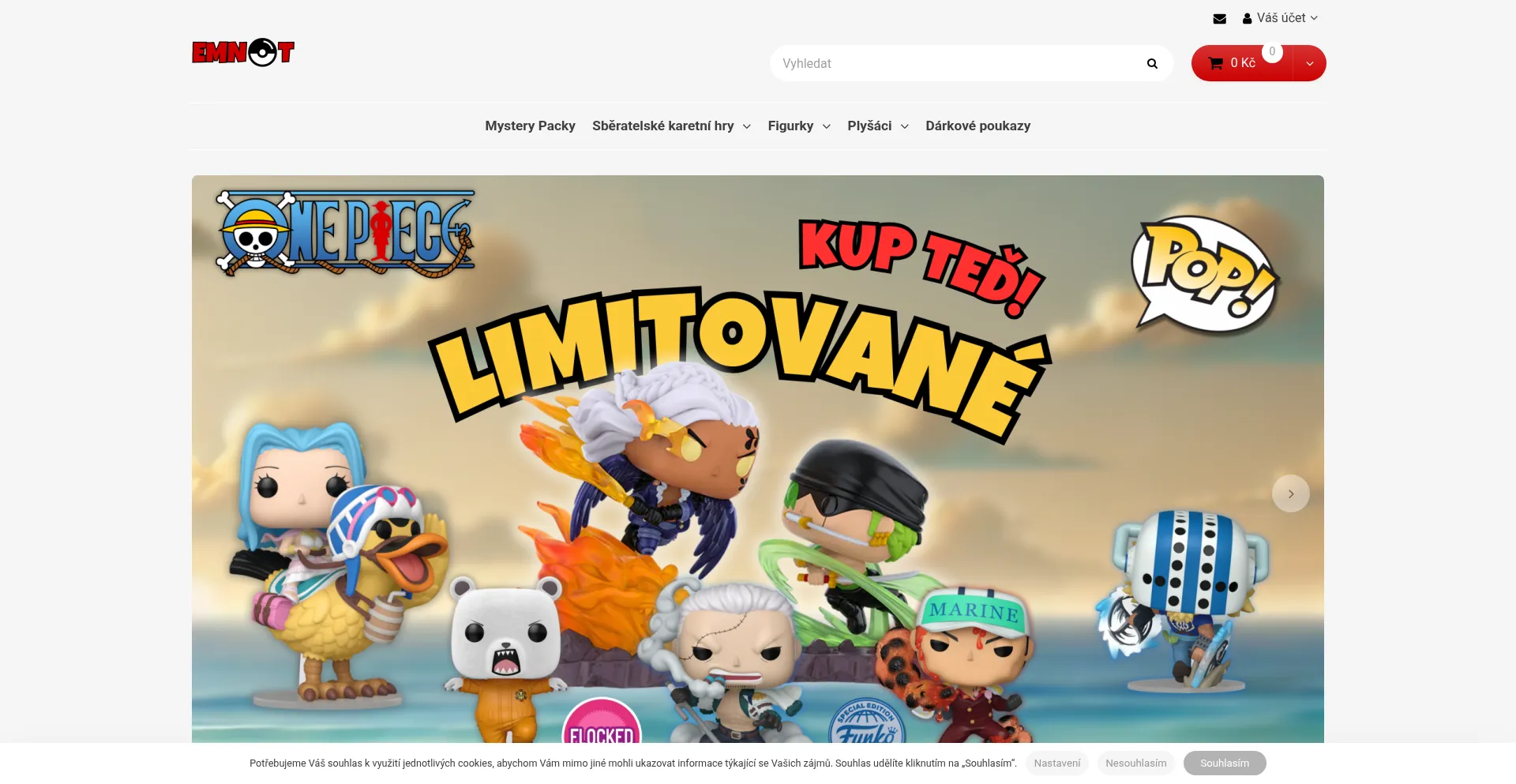 Website screenshot of Emnot.cz