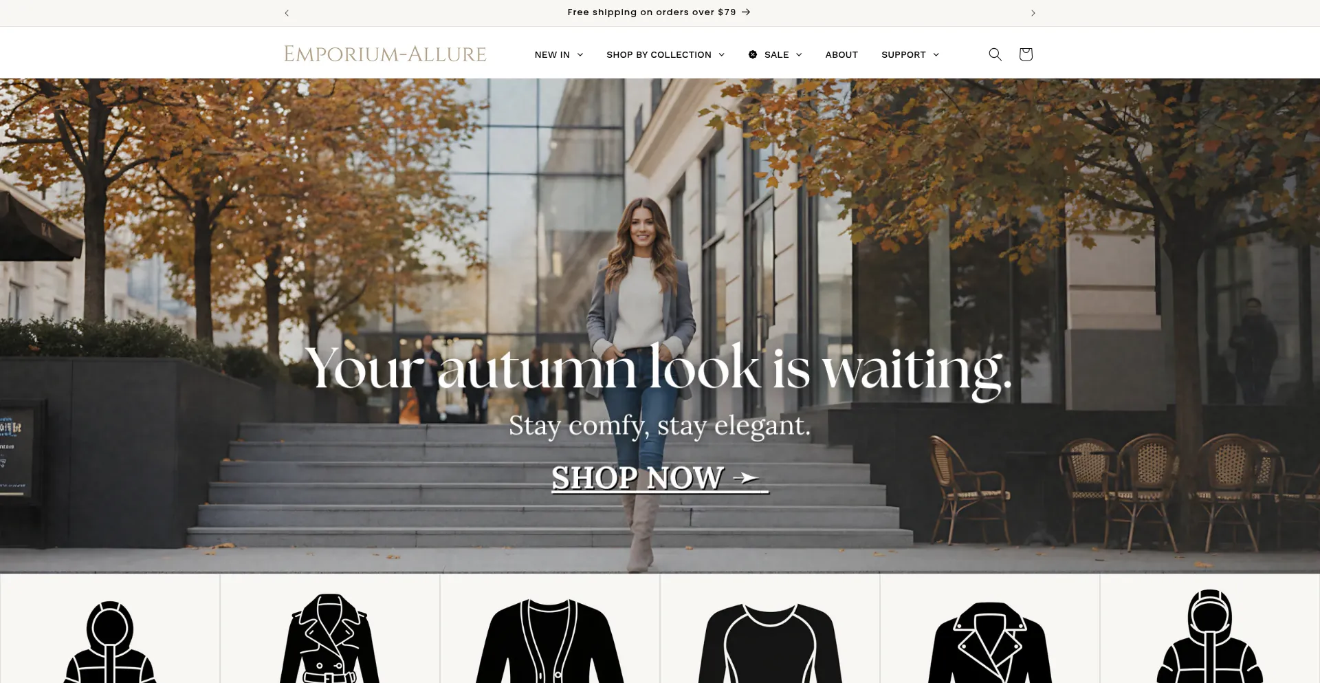 Emporium-allure.com Screenshot