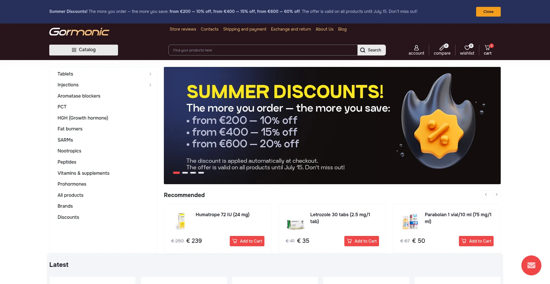 Website screenshot of En.gormonic.com
