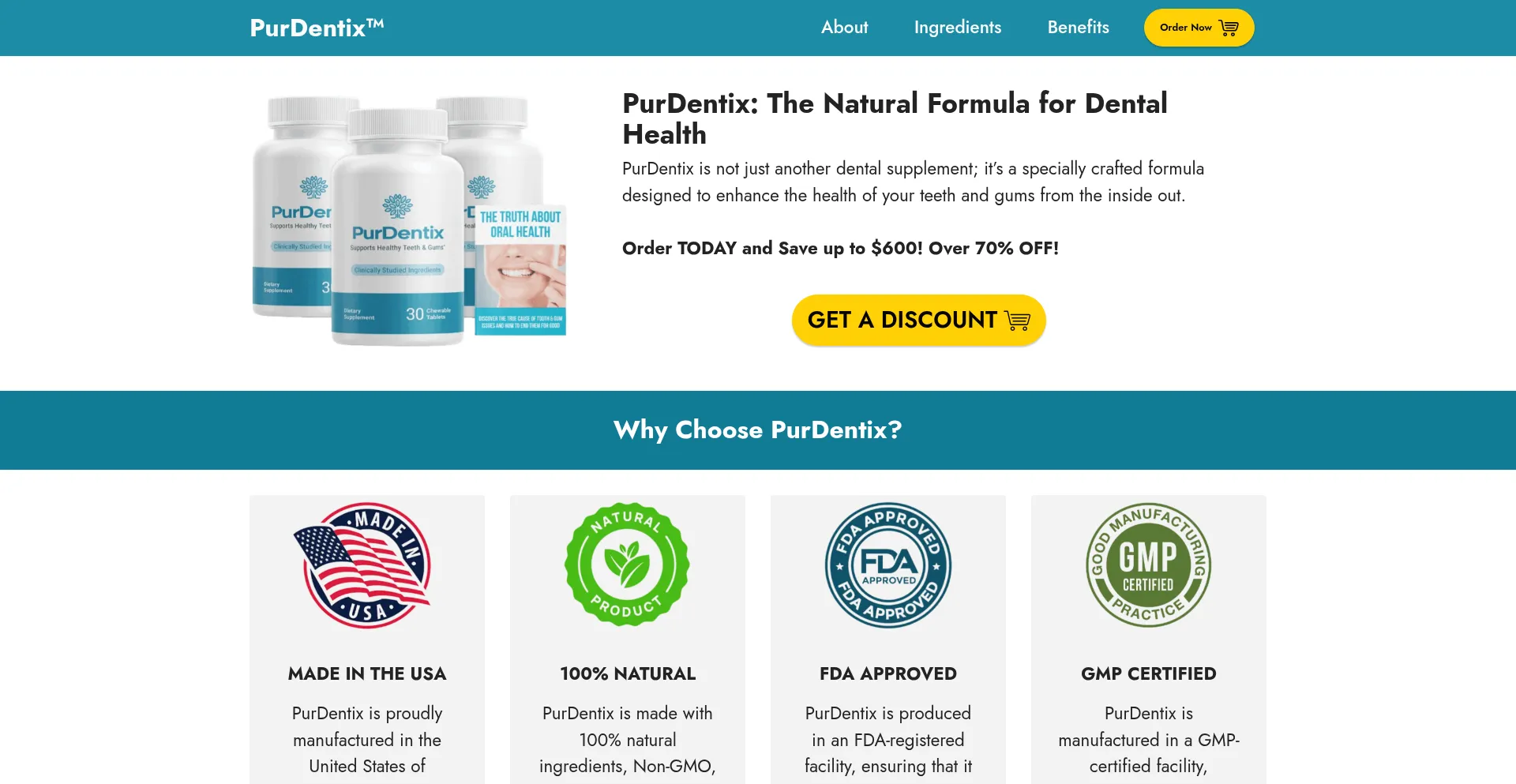 Website screenshot of En-en--purdentix.com
