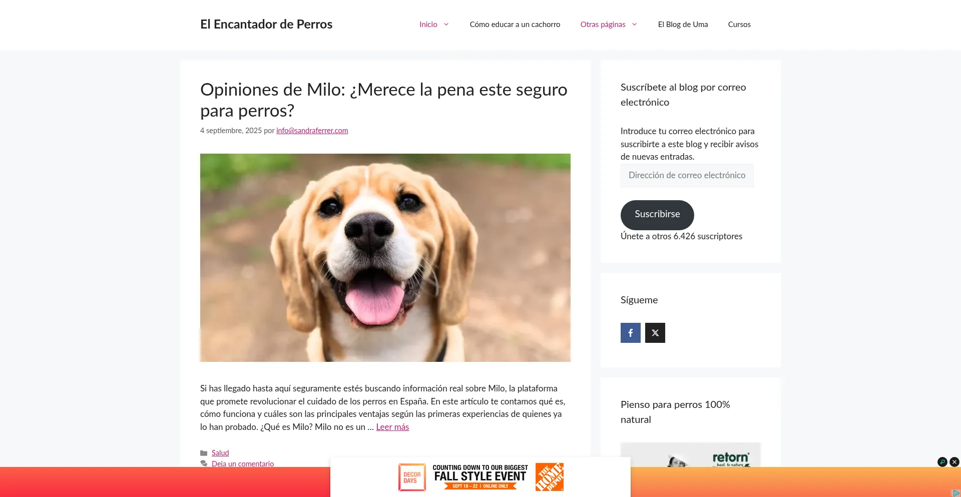 Encantadordeperros.es est-il Sûr et Fiable ?