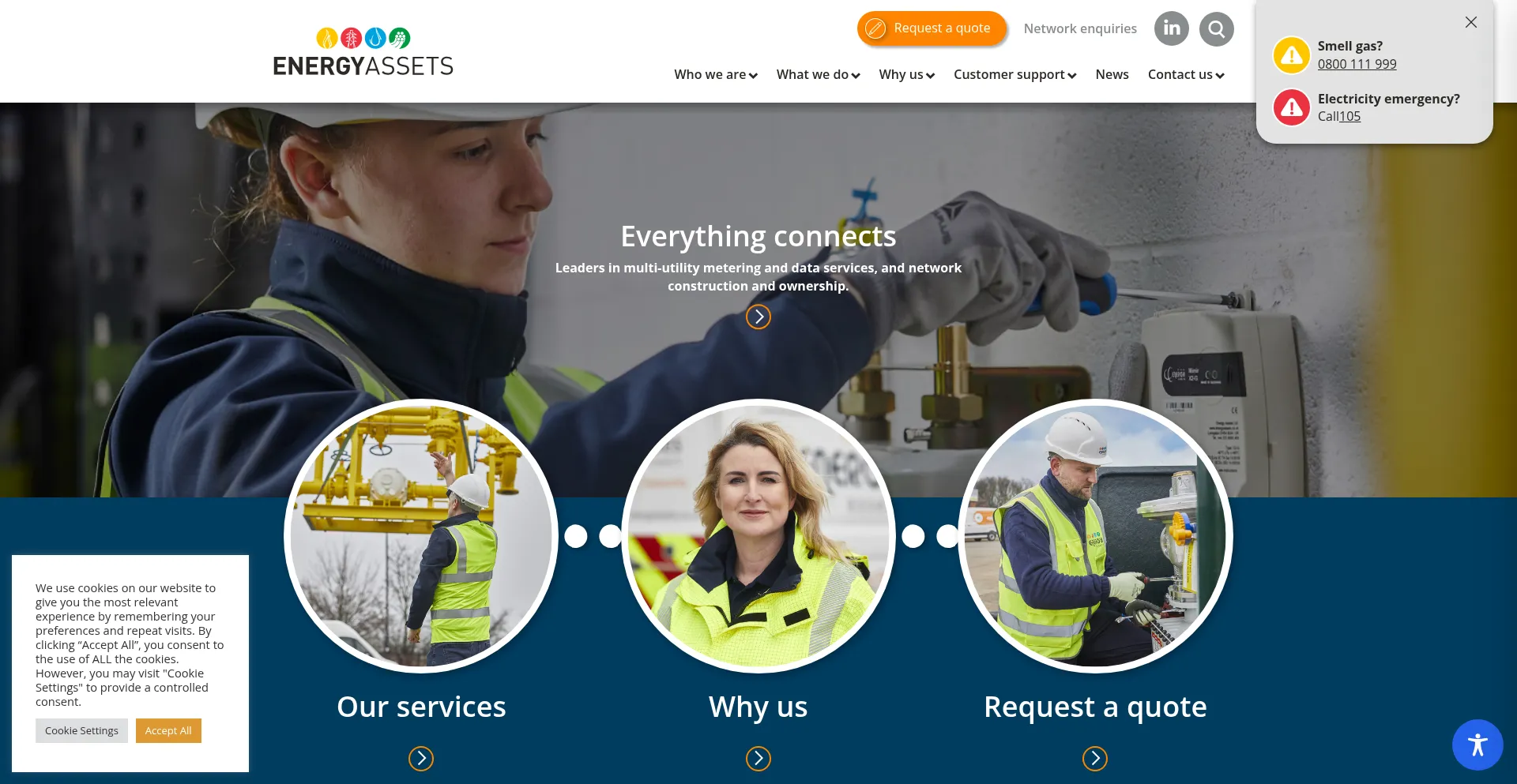 Energyassets.co.uk Screenshot