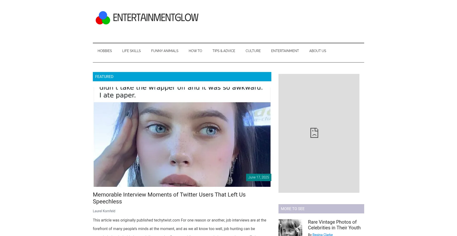 Entertainmentglow.com