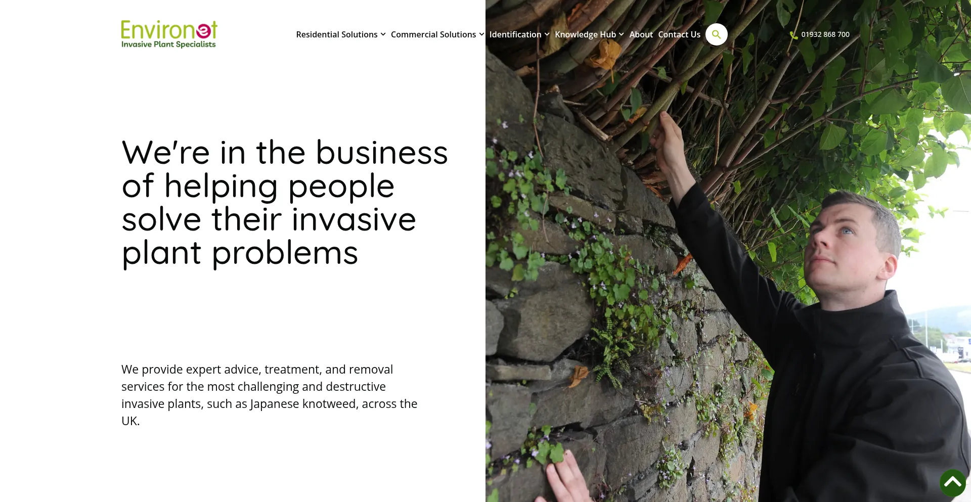 Website screenshot of Environetuk.com