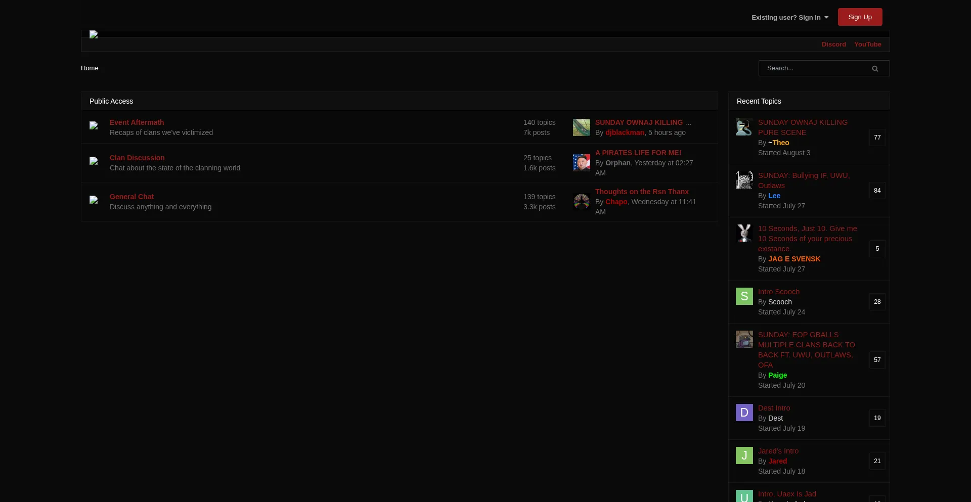 Website screenshot of Eop-rs.org