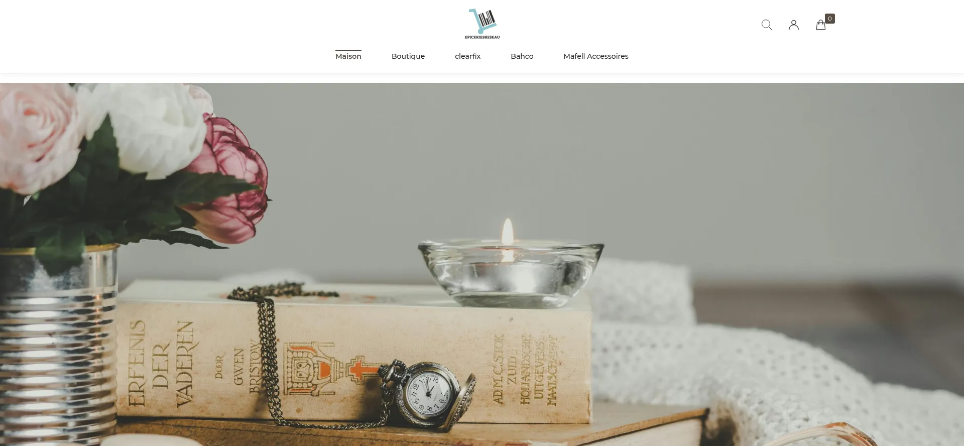 Website screenshot of Epiceriesreseau.com