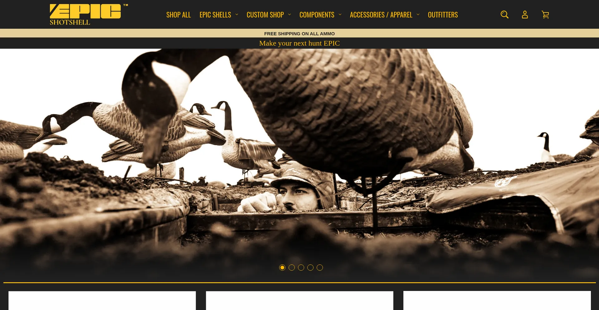 Epicshotshell.com Screenshot