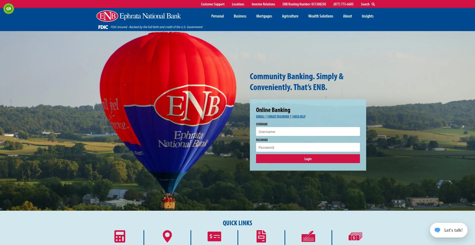 Website screenshot of Epnb.com