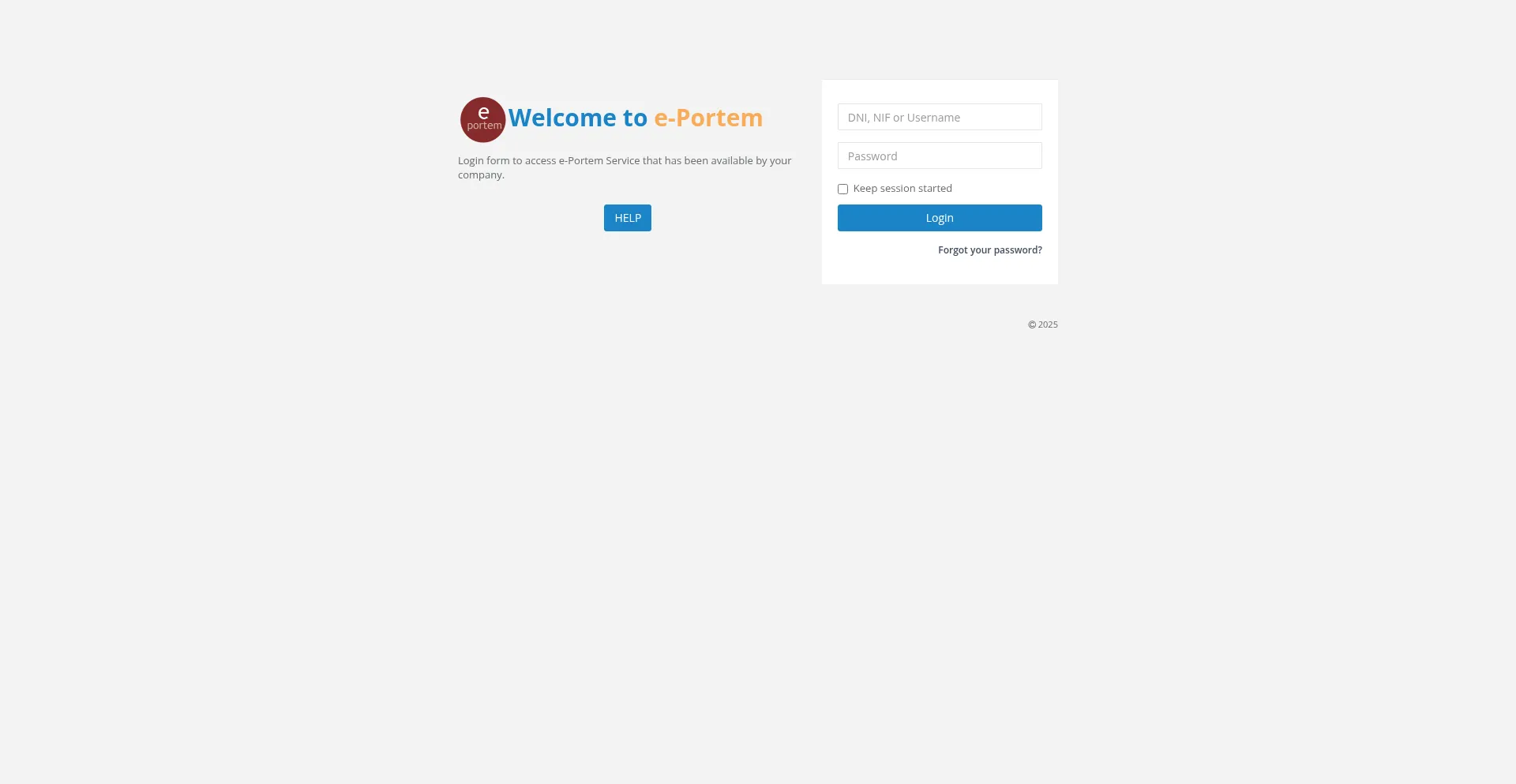 Website screenshot of Eportem.es