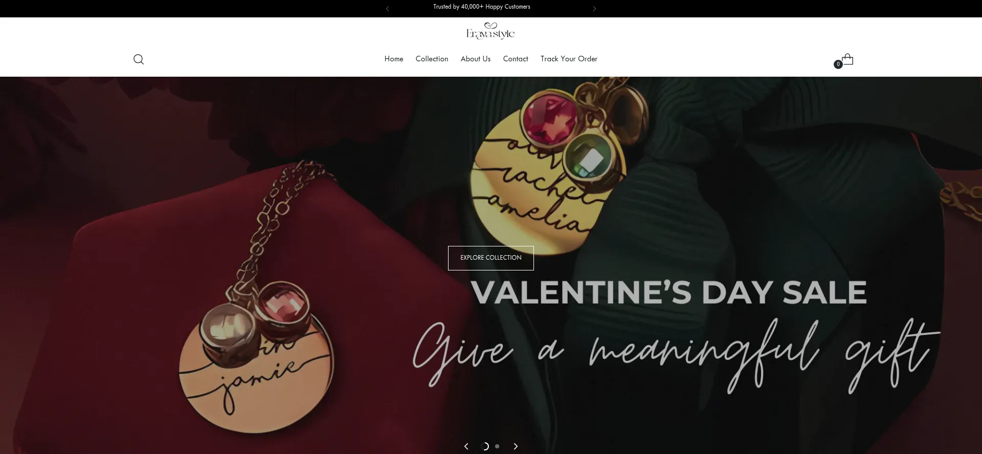 Website screenshot of Erayastyle.com
